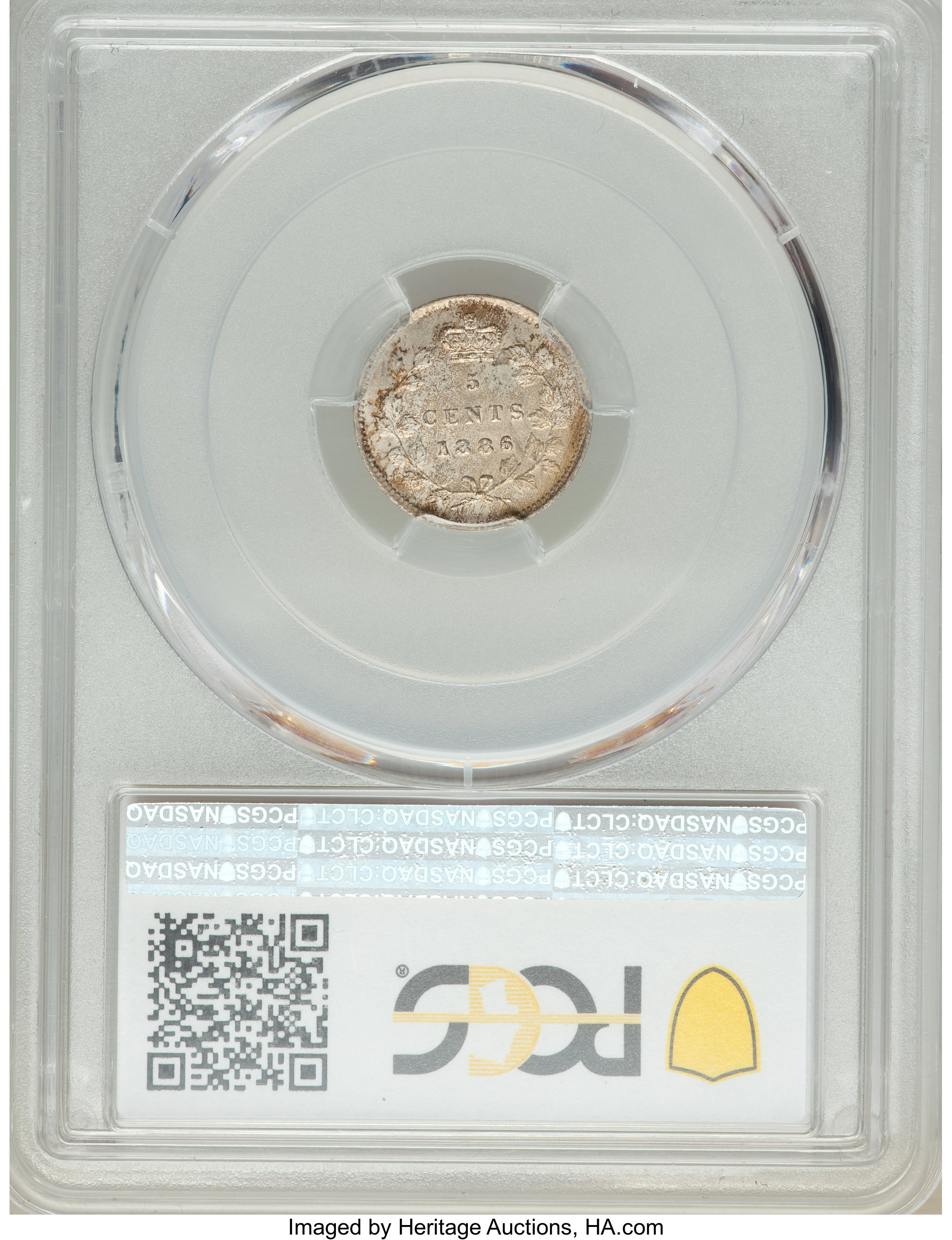 1886 5c Small 6 AU50 thumbnail 12