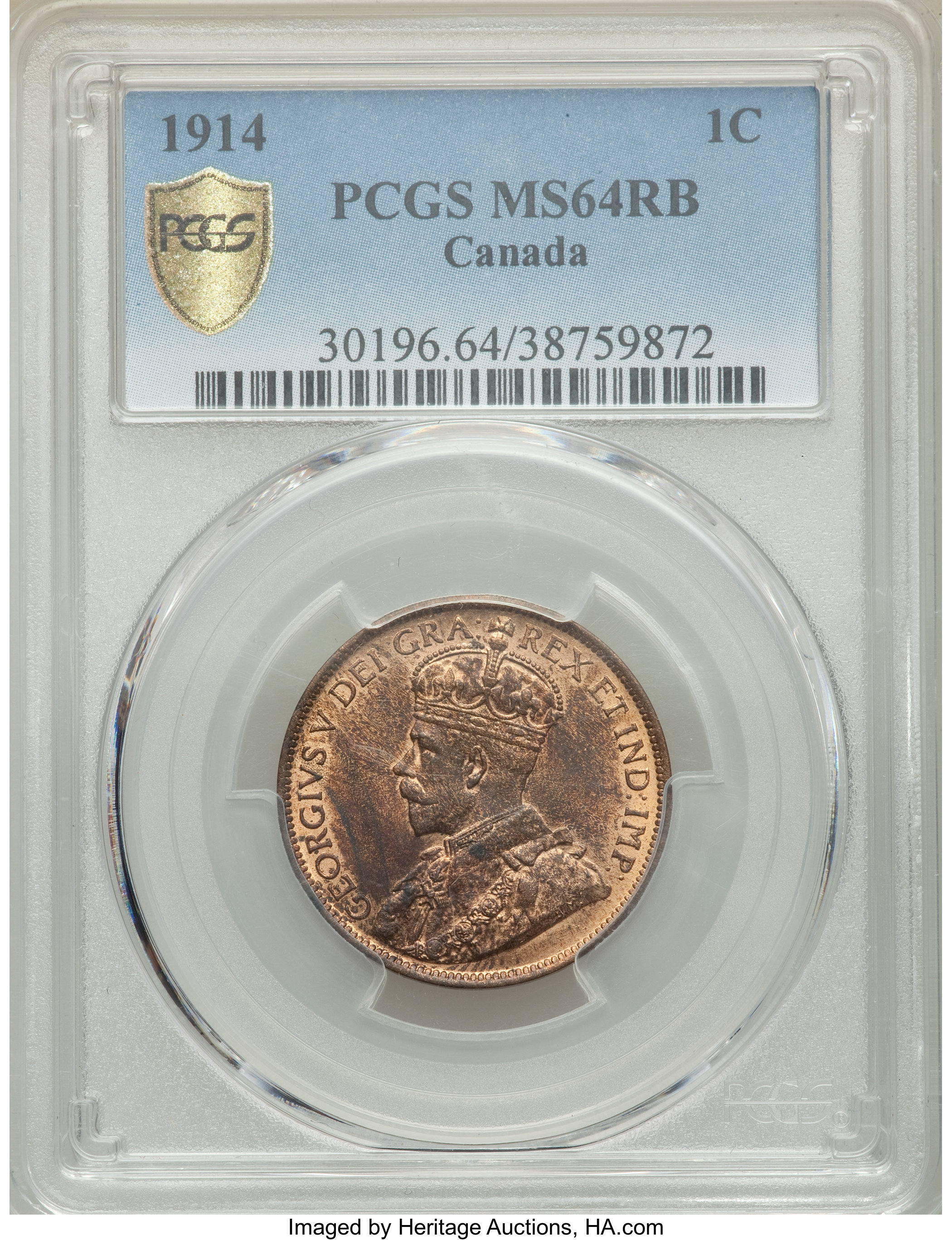 1914 1c MS RB MS64 RB thumbnail 2