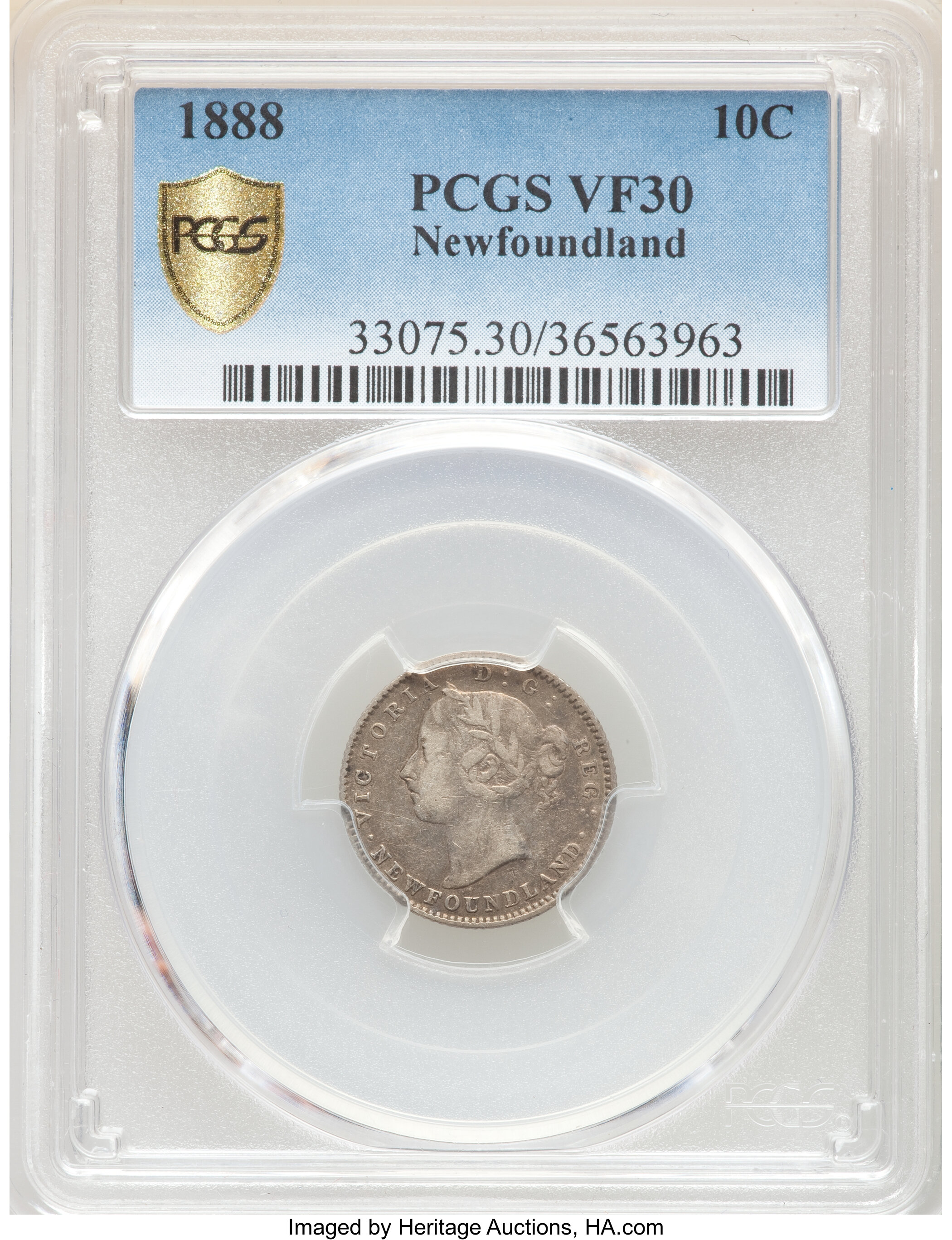 Victoria 10c Newfoundland, 1865-1896 [Type] F12 thumbnail 12