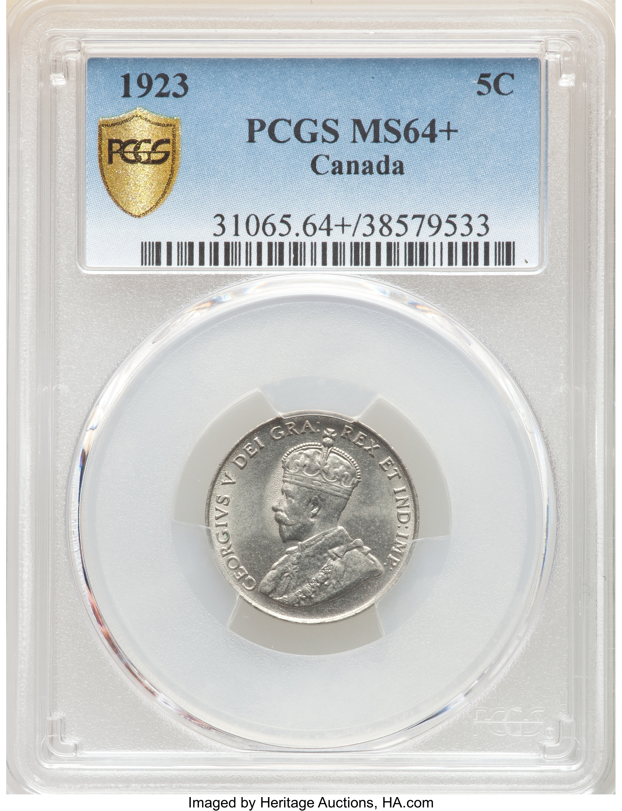 1923 5c MS64 thumbnail 6