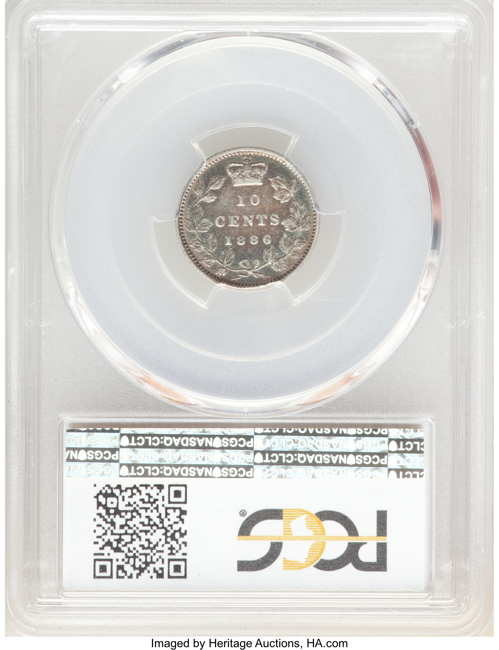 1886 10c Large Knob 6 AU50 thumbnail 7