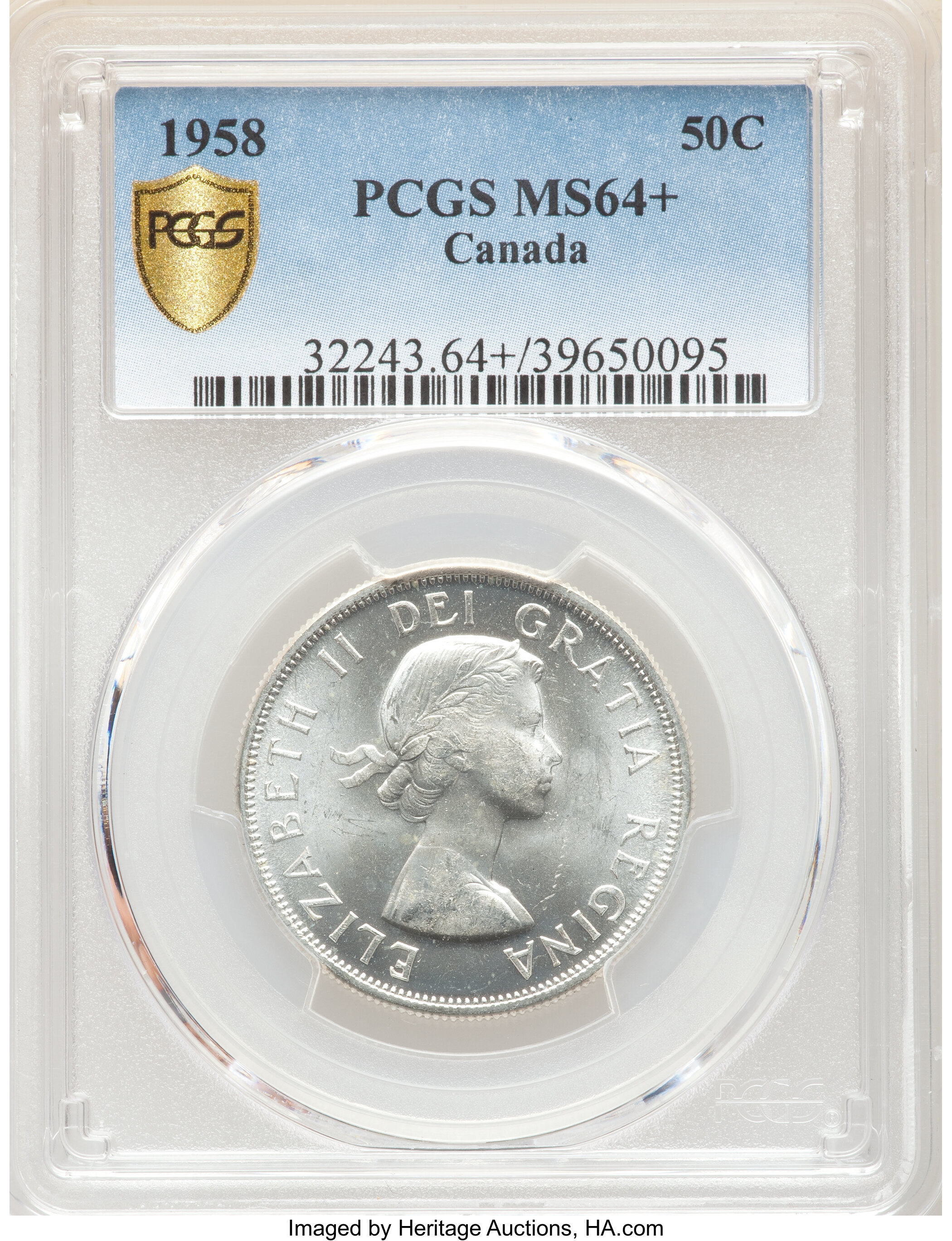Elizabeth II 50c Silver, 1953-1967 [Type] VF35 thumbnail 16
