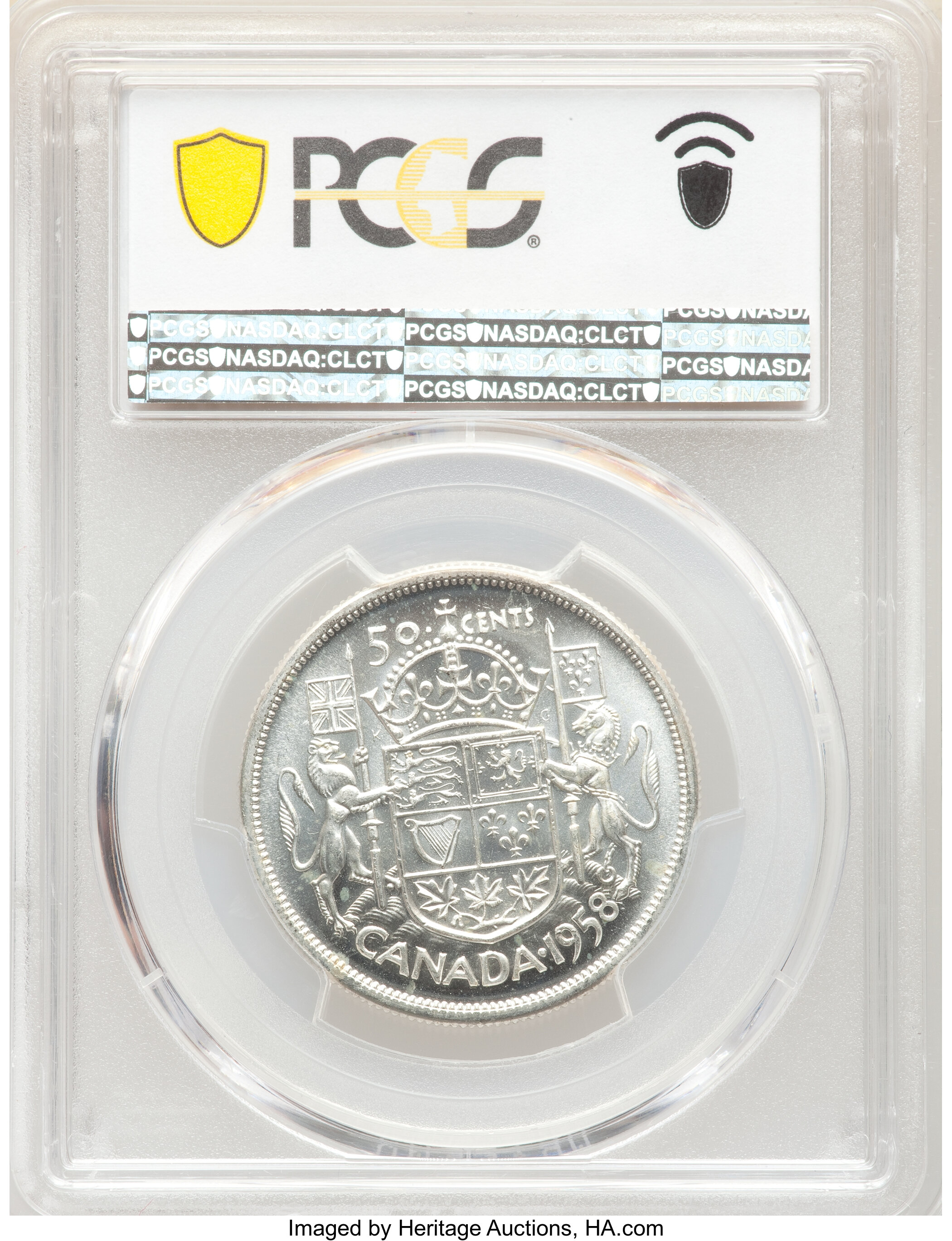 Elizabeth II 50c Silver, 1953-1967 [Type] VF35 thumbnail 17