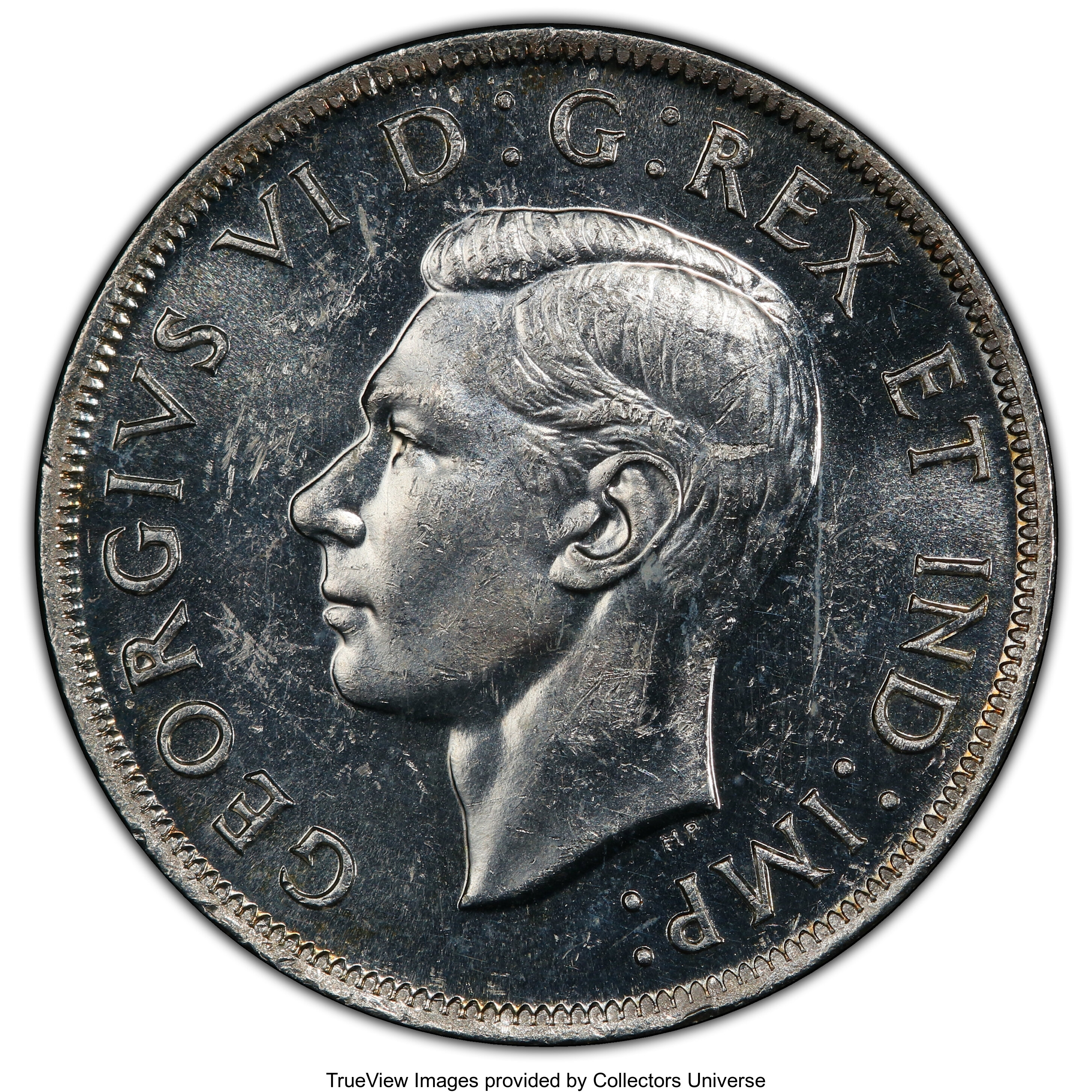 Canada: George VI Dollar 1945 MS62 PCGS,...