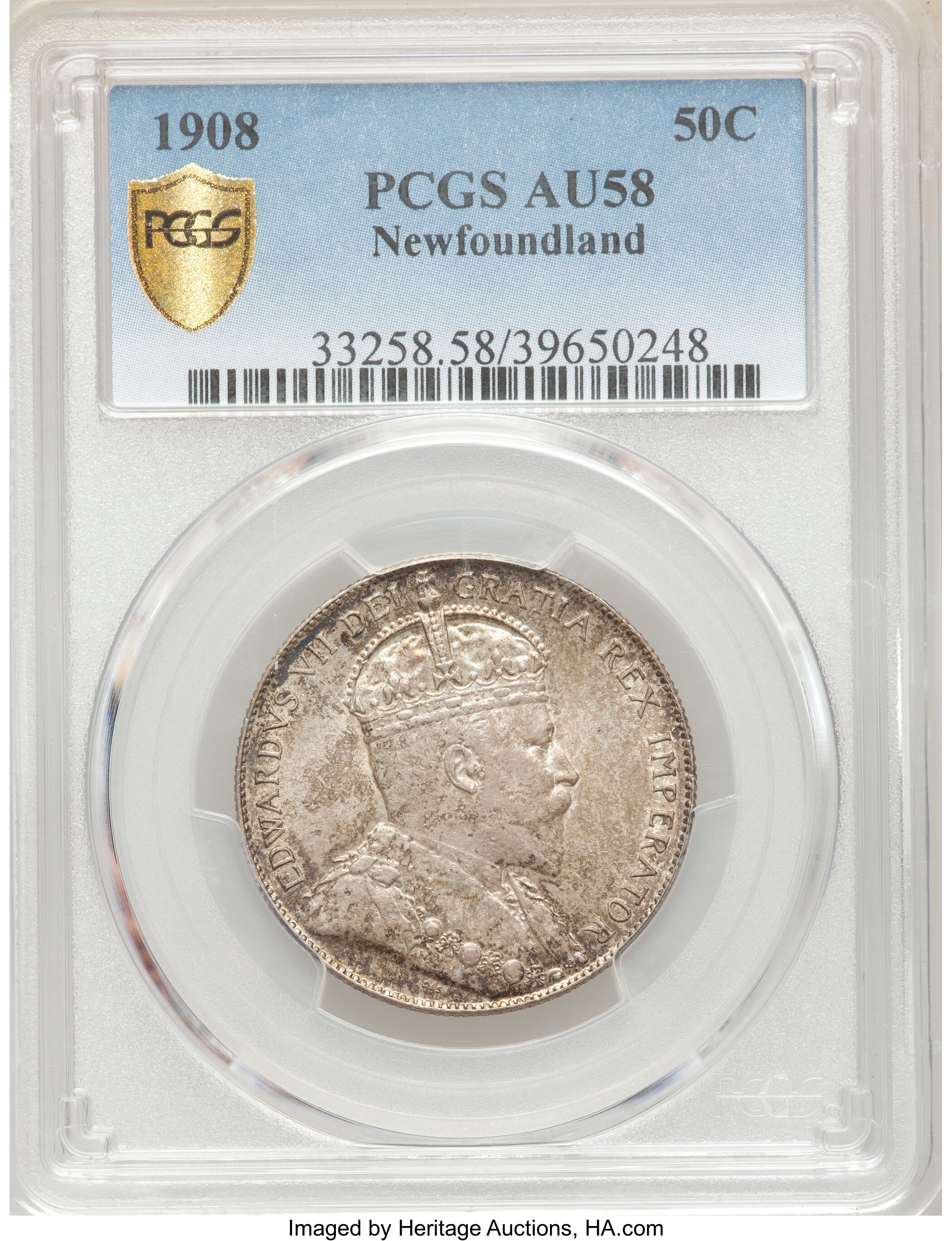 Edward VII 50c Newfoundland, 1904-1909 [Type] XF40 thumbnail 20