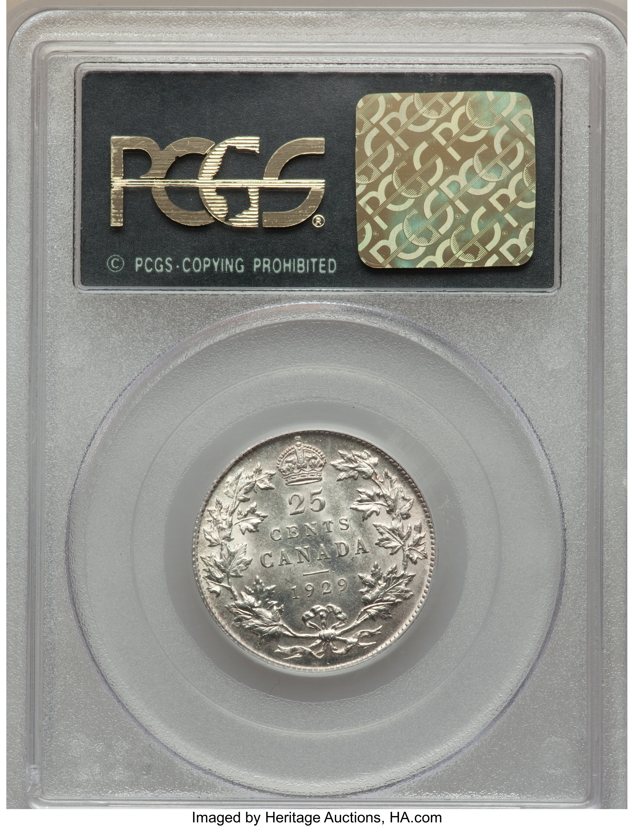 1929 25c MS64 thumbnail 8