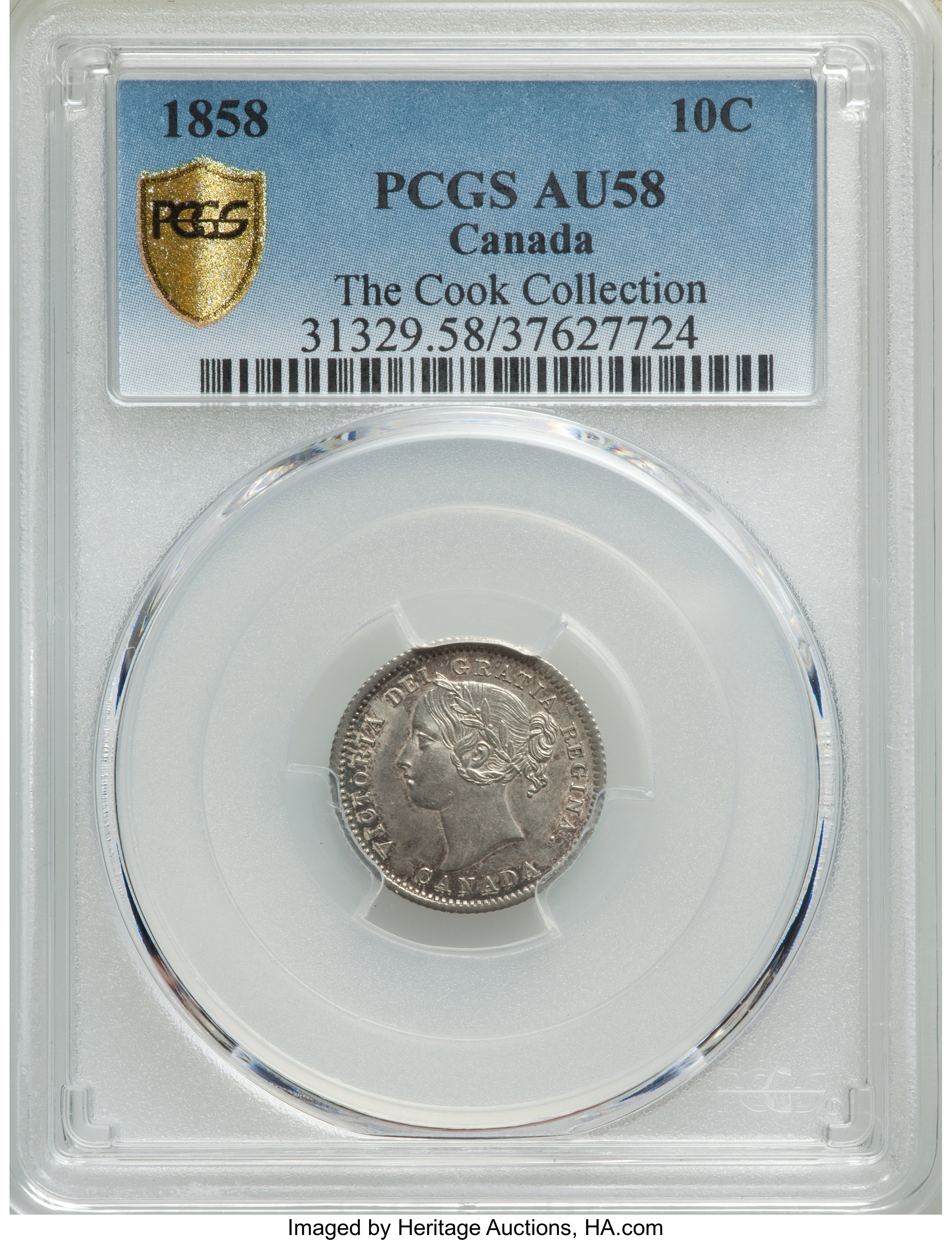 1858 10c Province of Canada G4 thumbnail 17