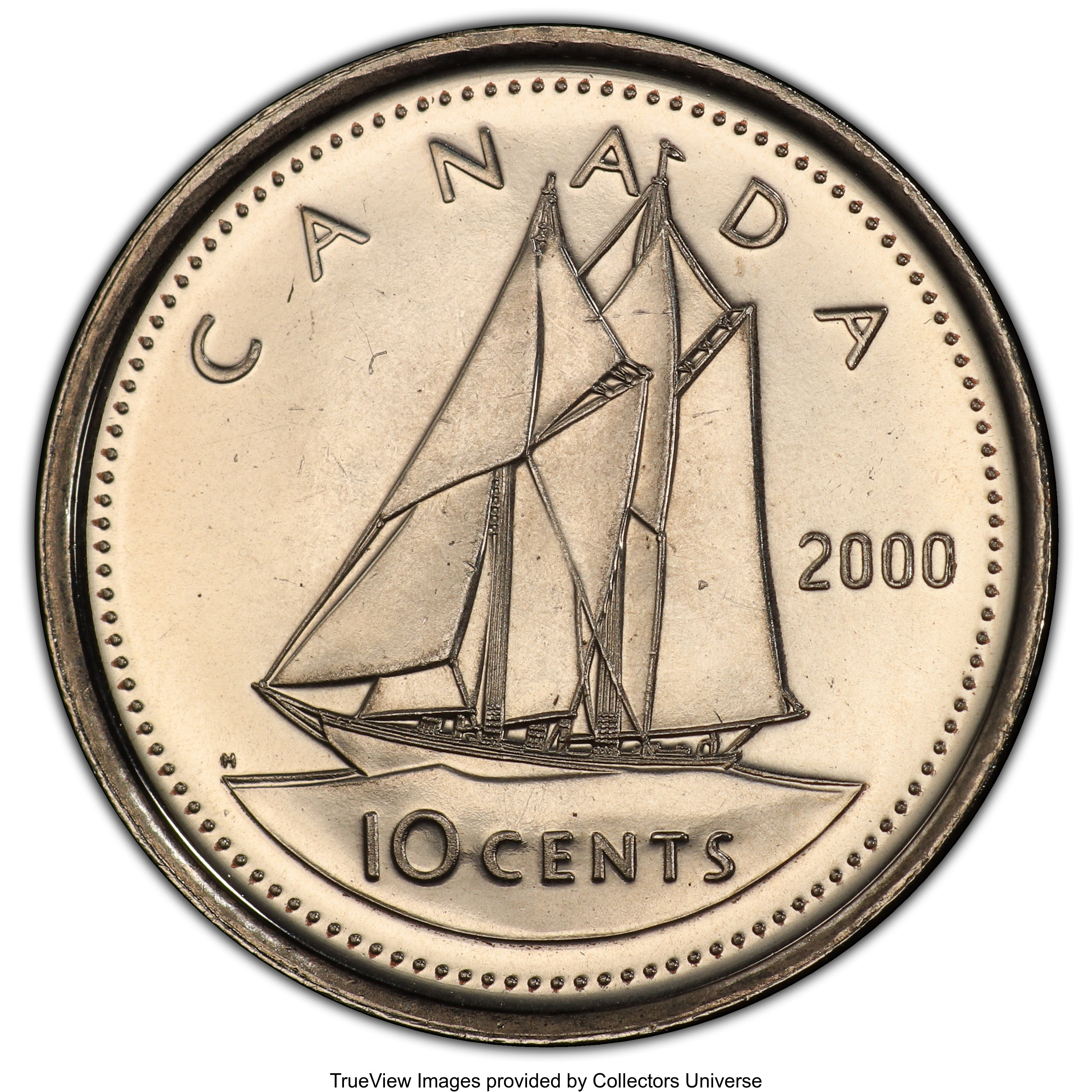 2000-P 10c Bluenose AU50 thumbnail 12
