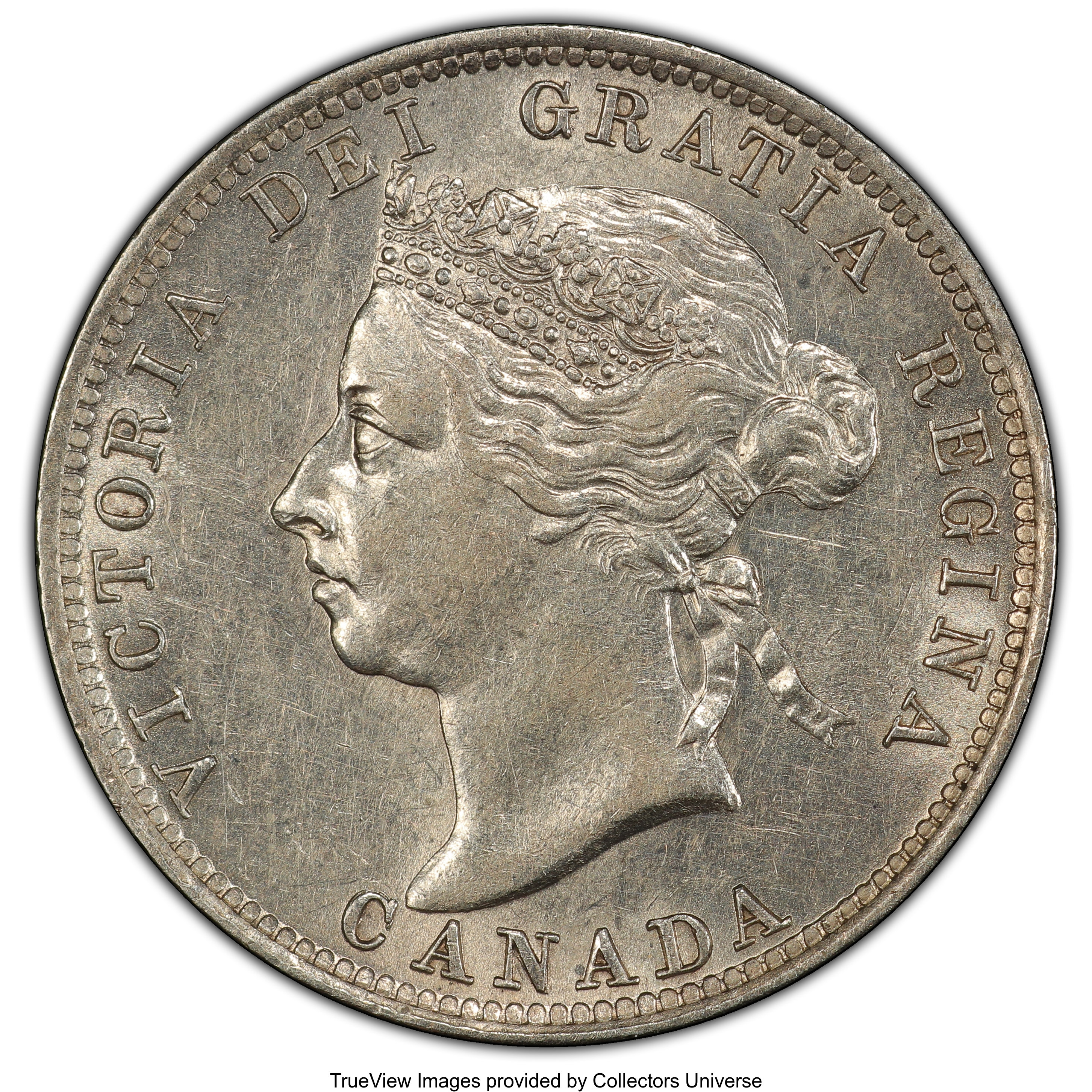 Canada: Victoria 25 Cents 1892 AU58 PCGS,...