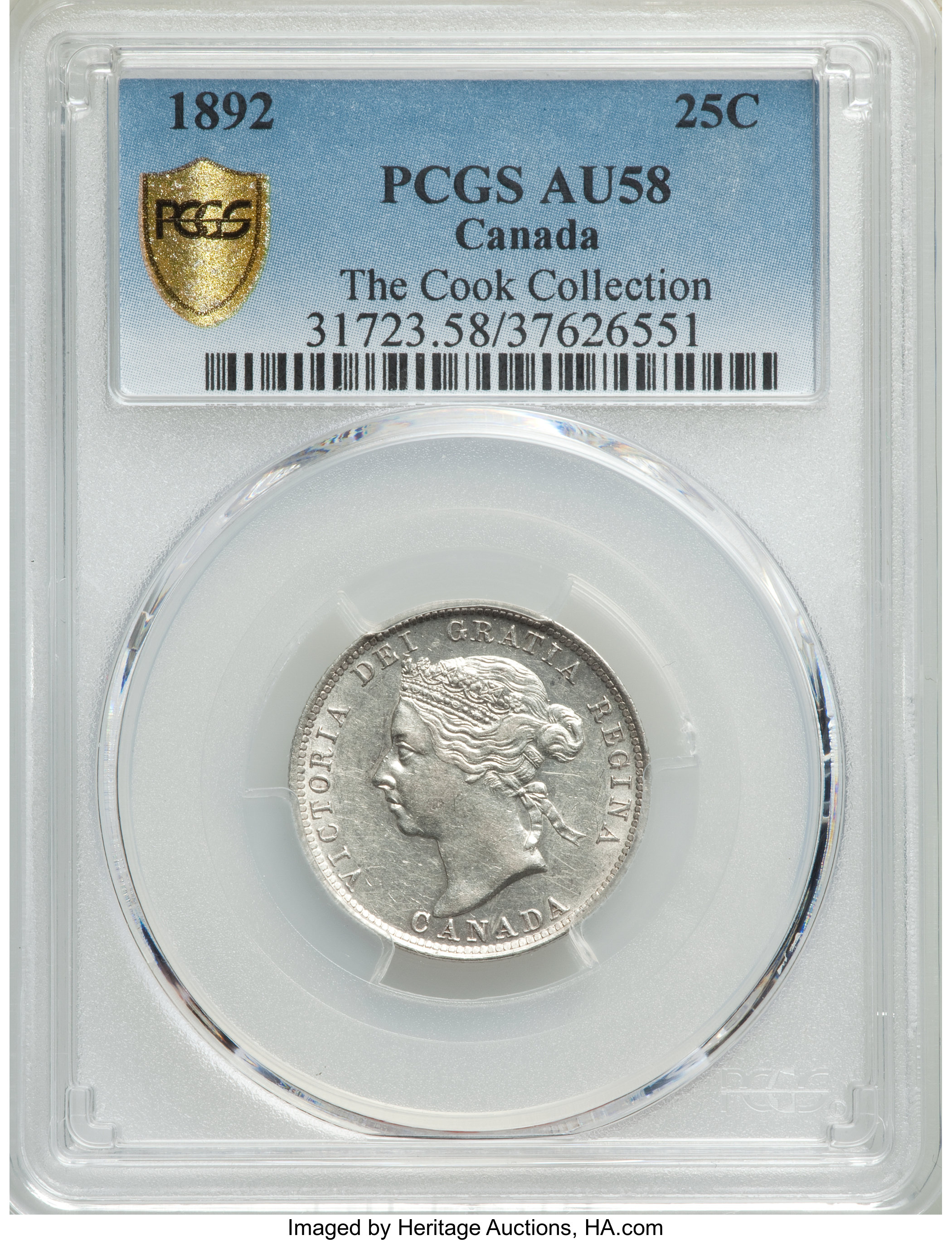 1892 25c MS61 thumbnail 10
