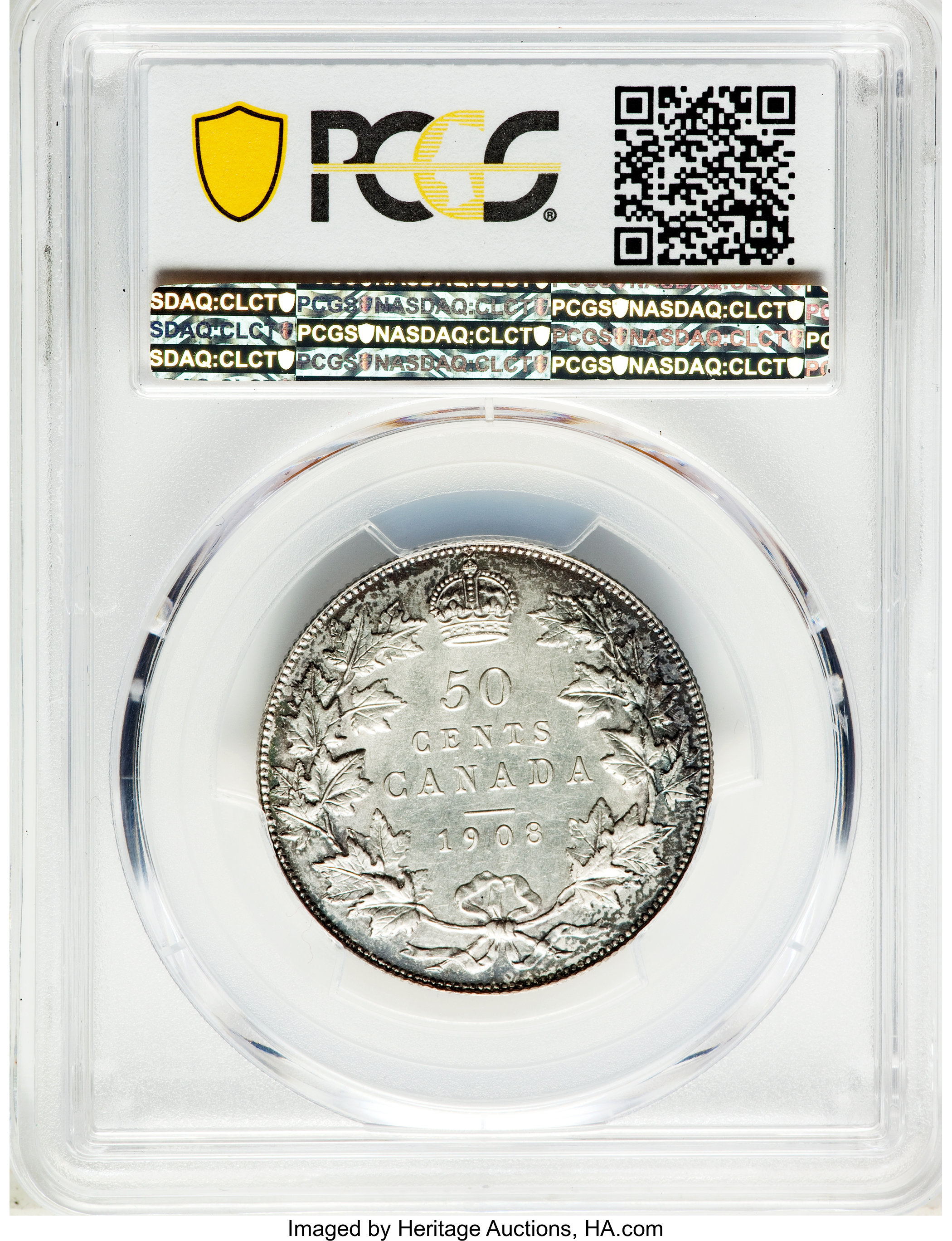 1908 50c MS60 thumbnail 5