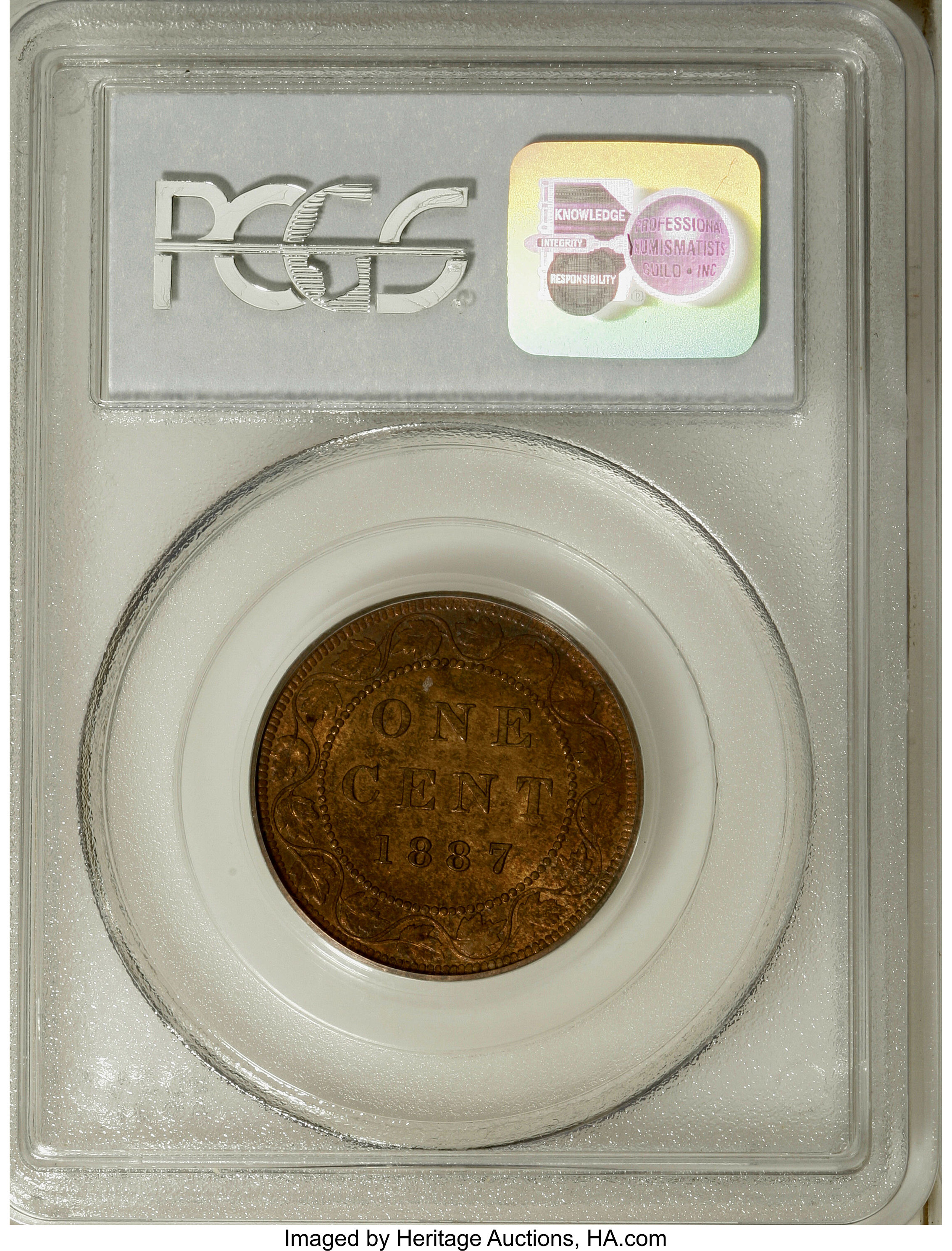 1887 1c MS RB MS63 RB thumbnail 6