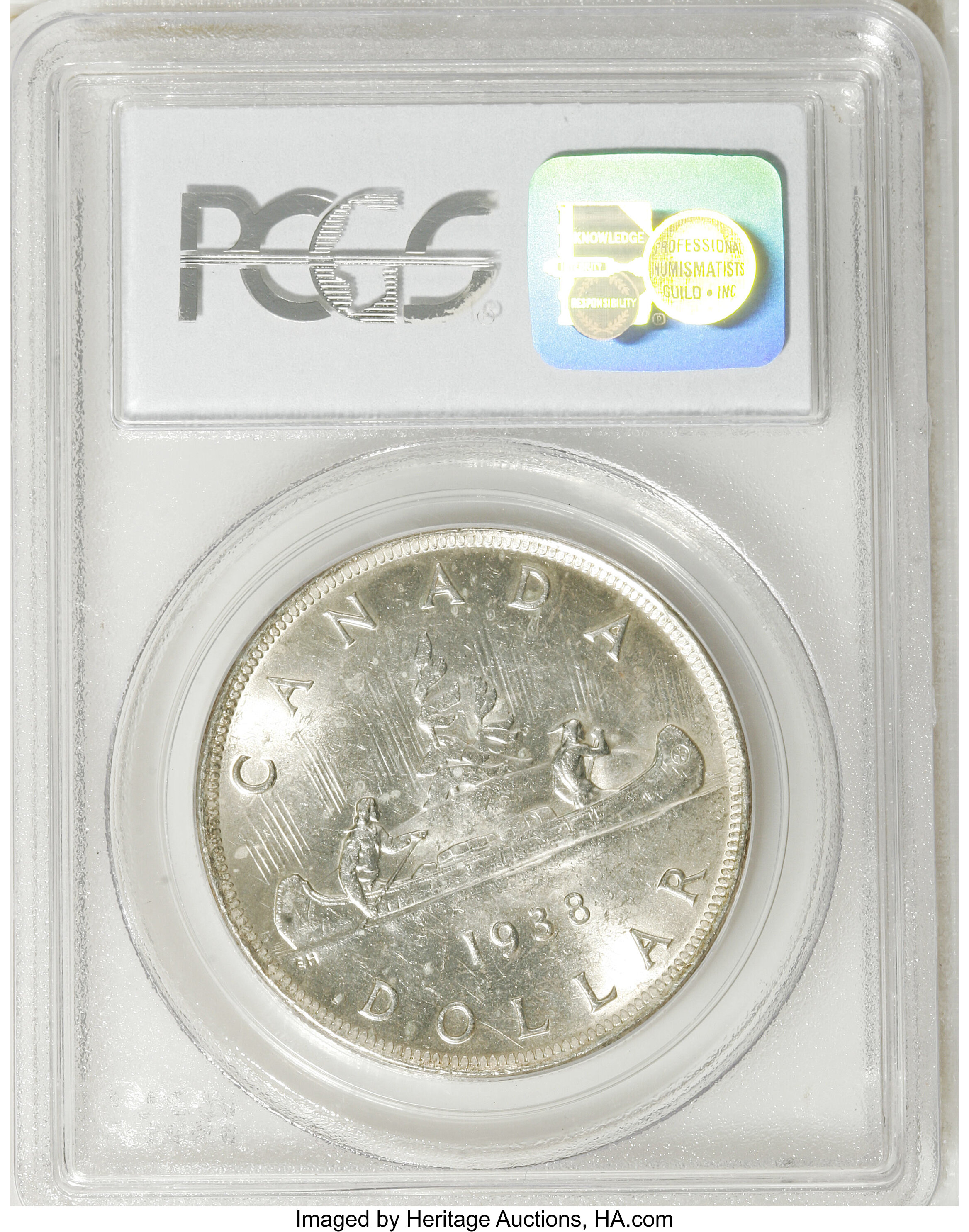1938 S$1 MS (KM-37) AU50 thumbnail 8