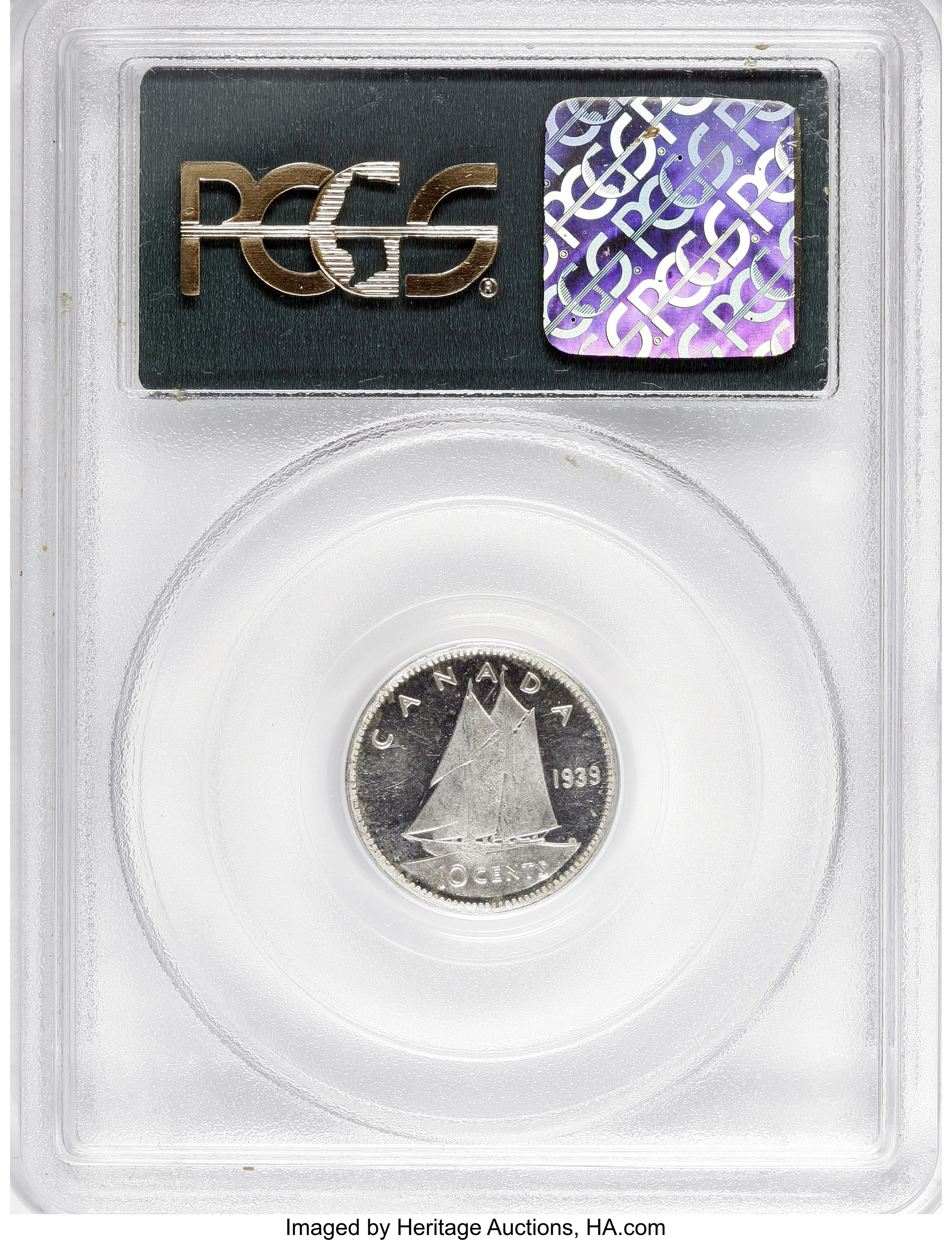 1939 10c Bluenose MS61 thumbnail 3