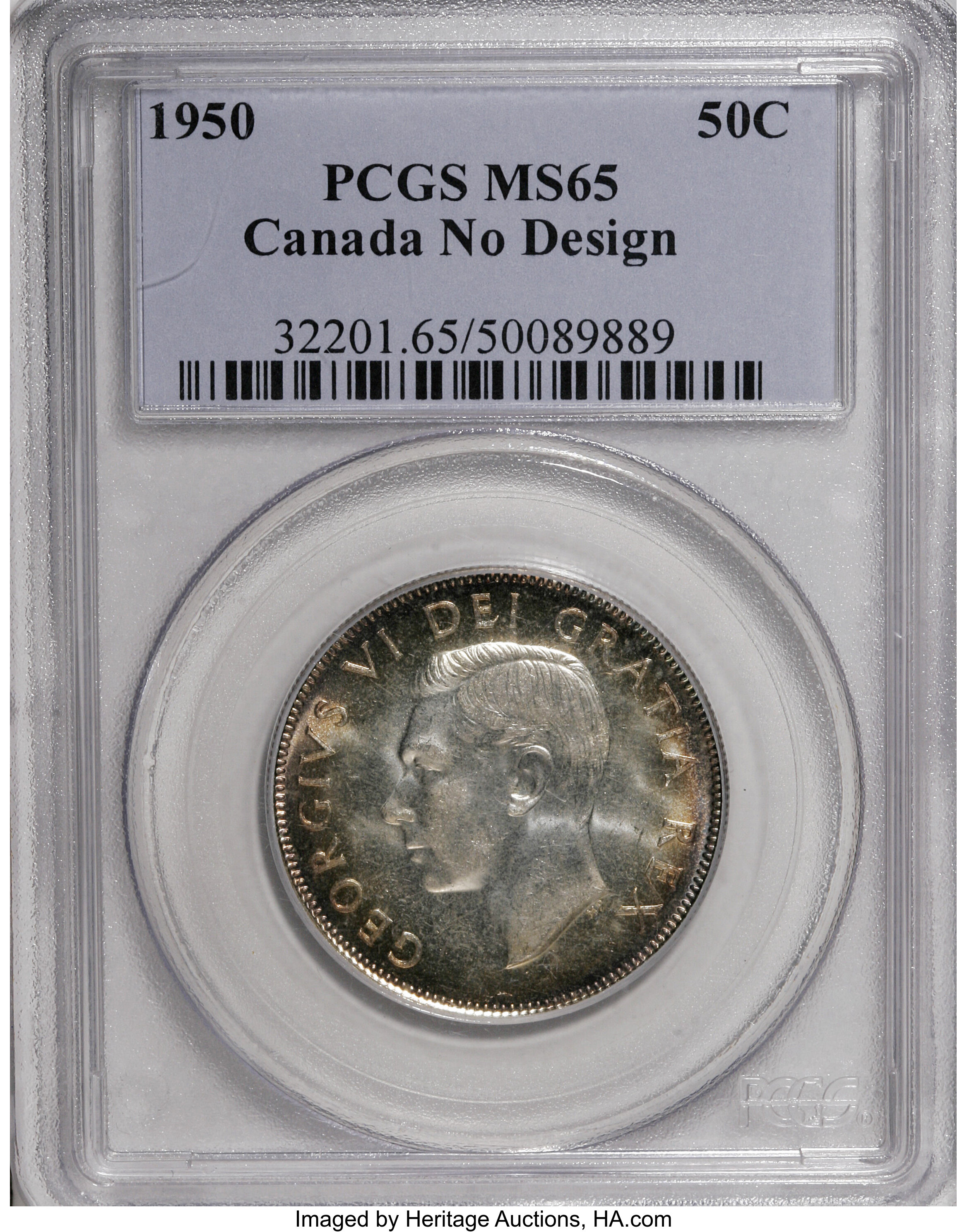 1950 50c No Design in 0 VF20 thumbnail 15