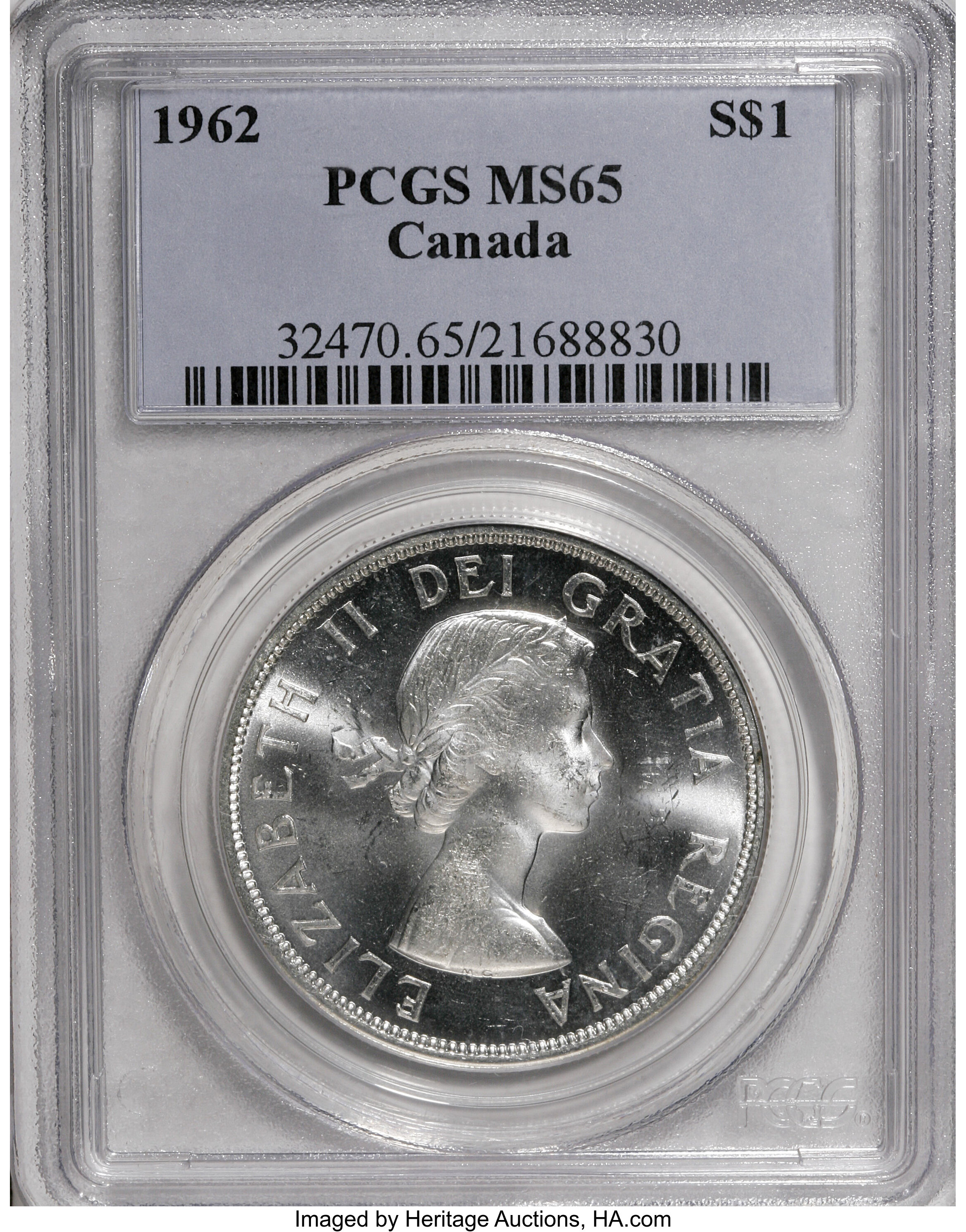 1962 S$1 MS65 thumbnail 17