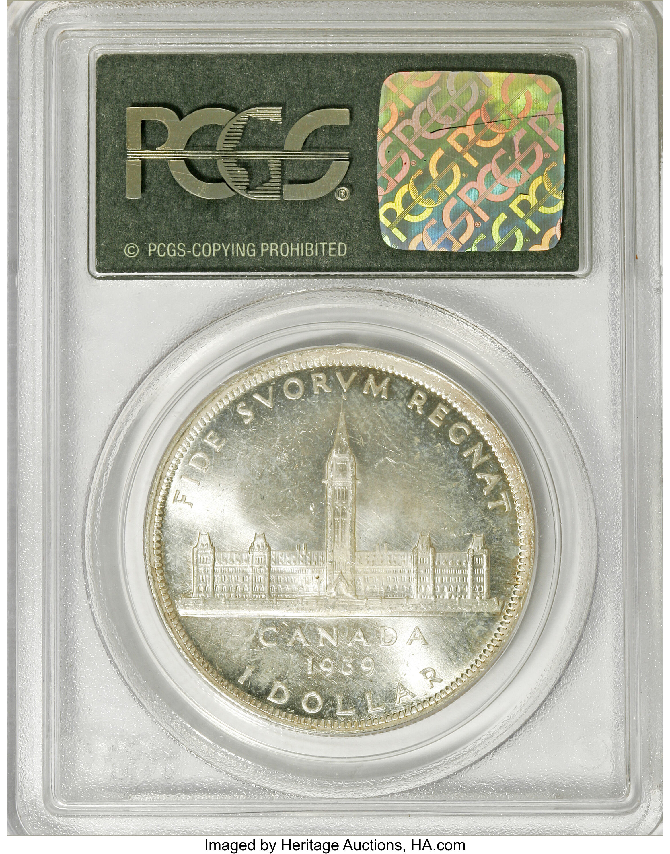 1939 S$1 Royal Visit MS (KM-37) MS64 thumbnail 15