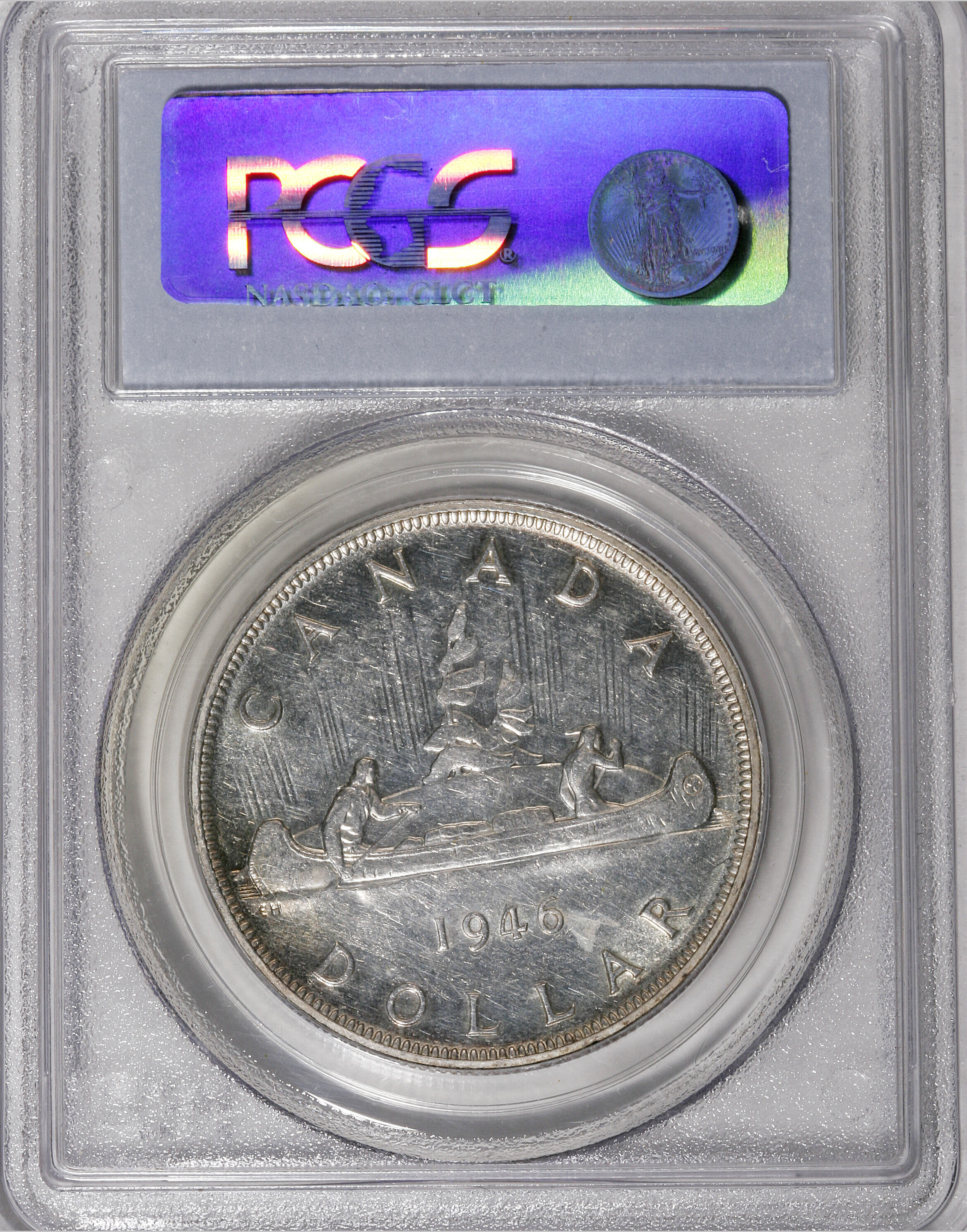 1946 S$1 MS (KM-37) VF25 thumbnail 4