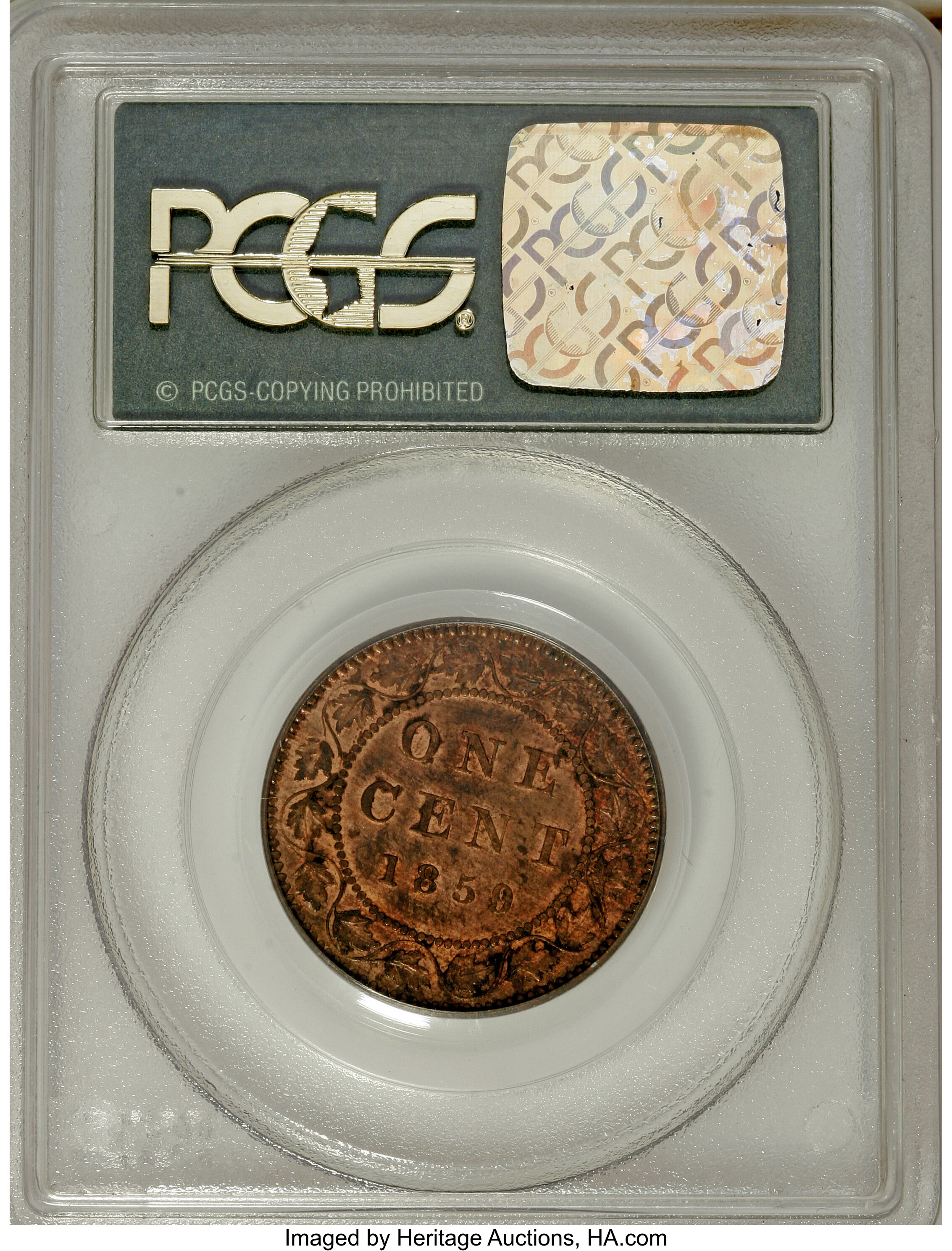 1859 1c Province of Canada, Narrow 9, DP-1 MS BN MS60 BN thumbnail 23