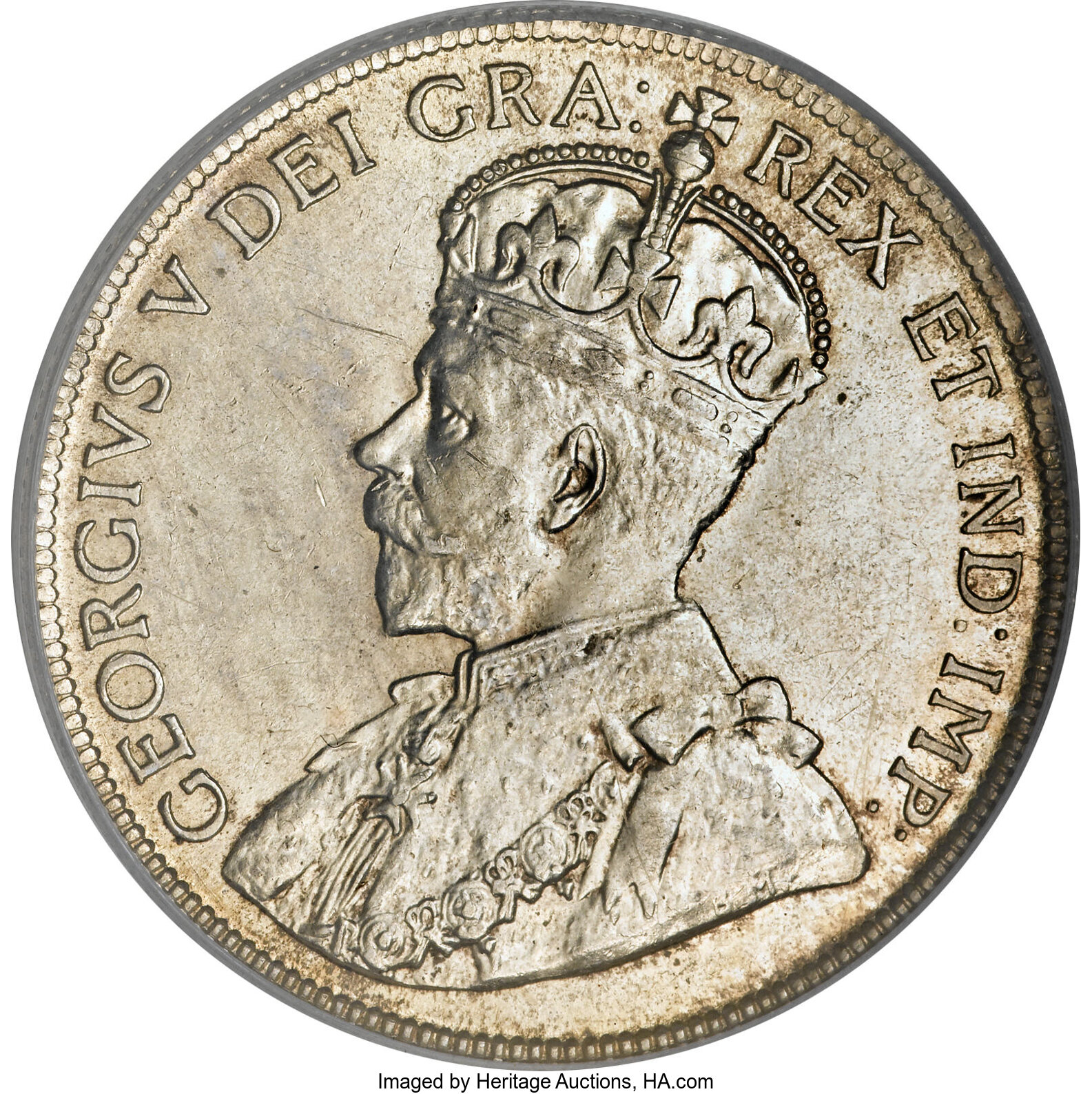 Canada: George V 50 Cents 1917,...