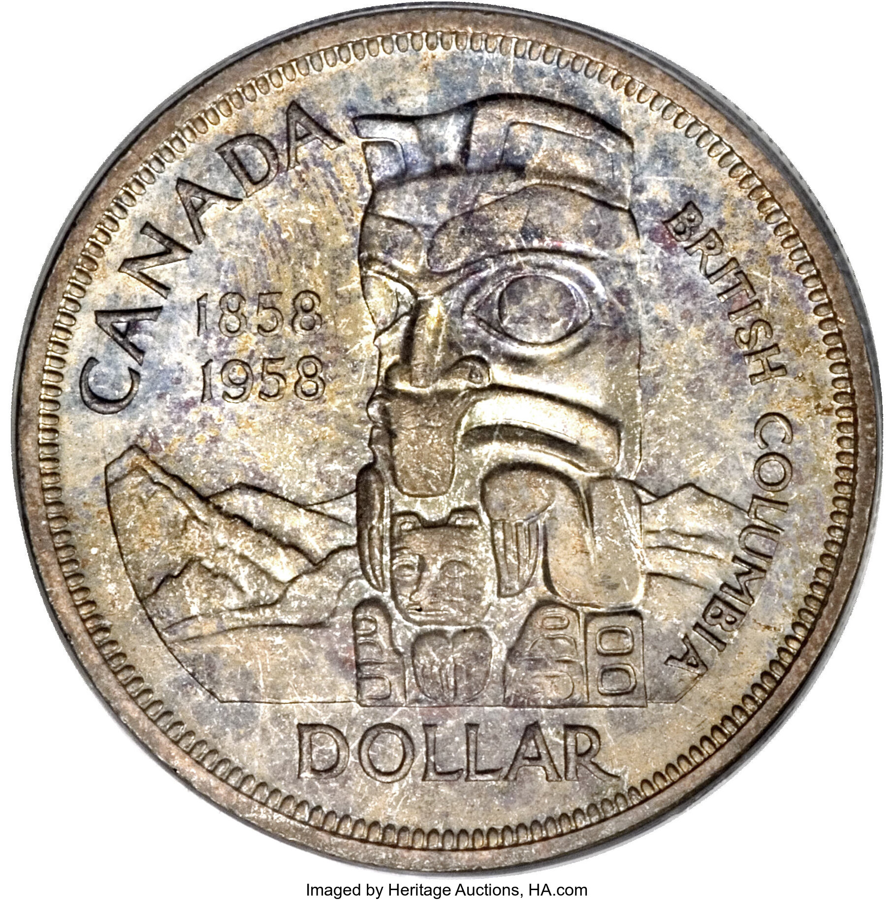 1958 S$1 British Columbia MS65 thumbnail 22