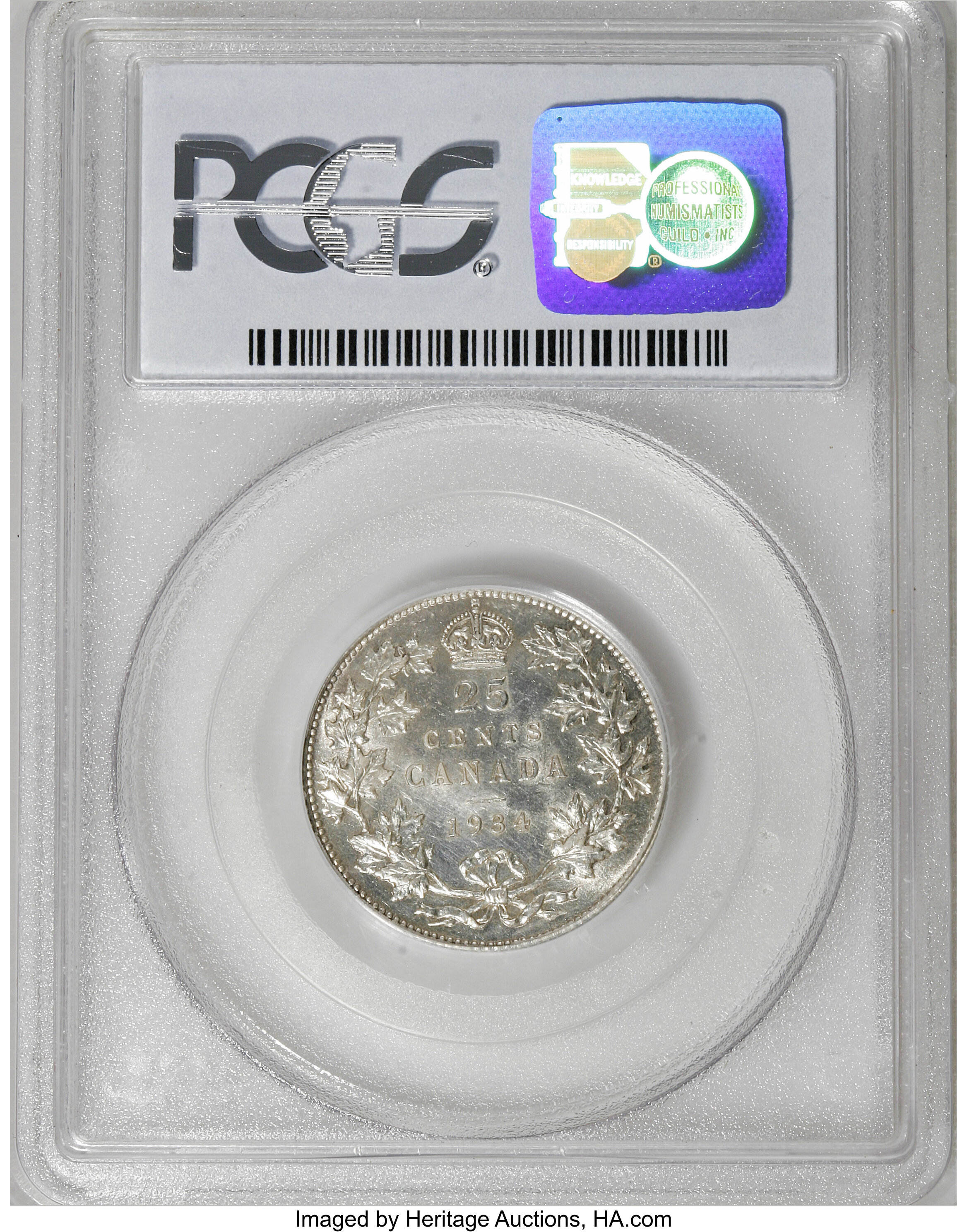 1934 25c VG10 thumbnail 4
