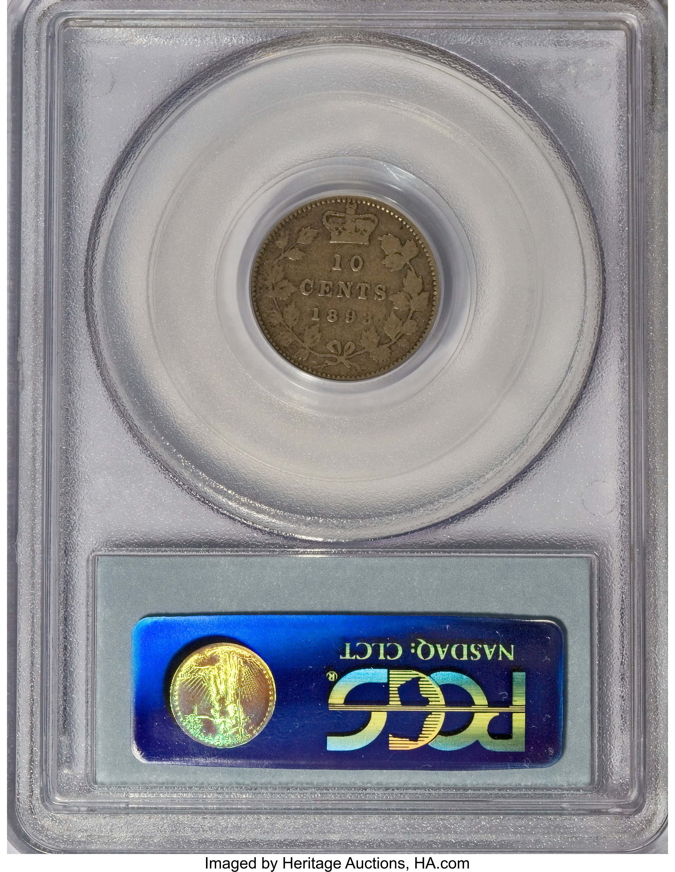 1893 10c Round Top 3 F15 thumbnail 2