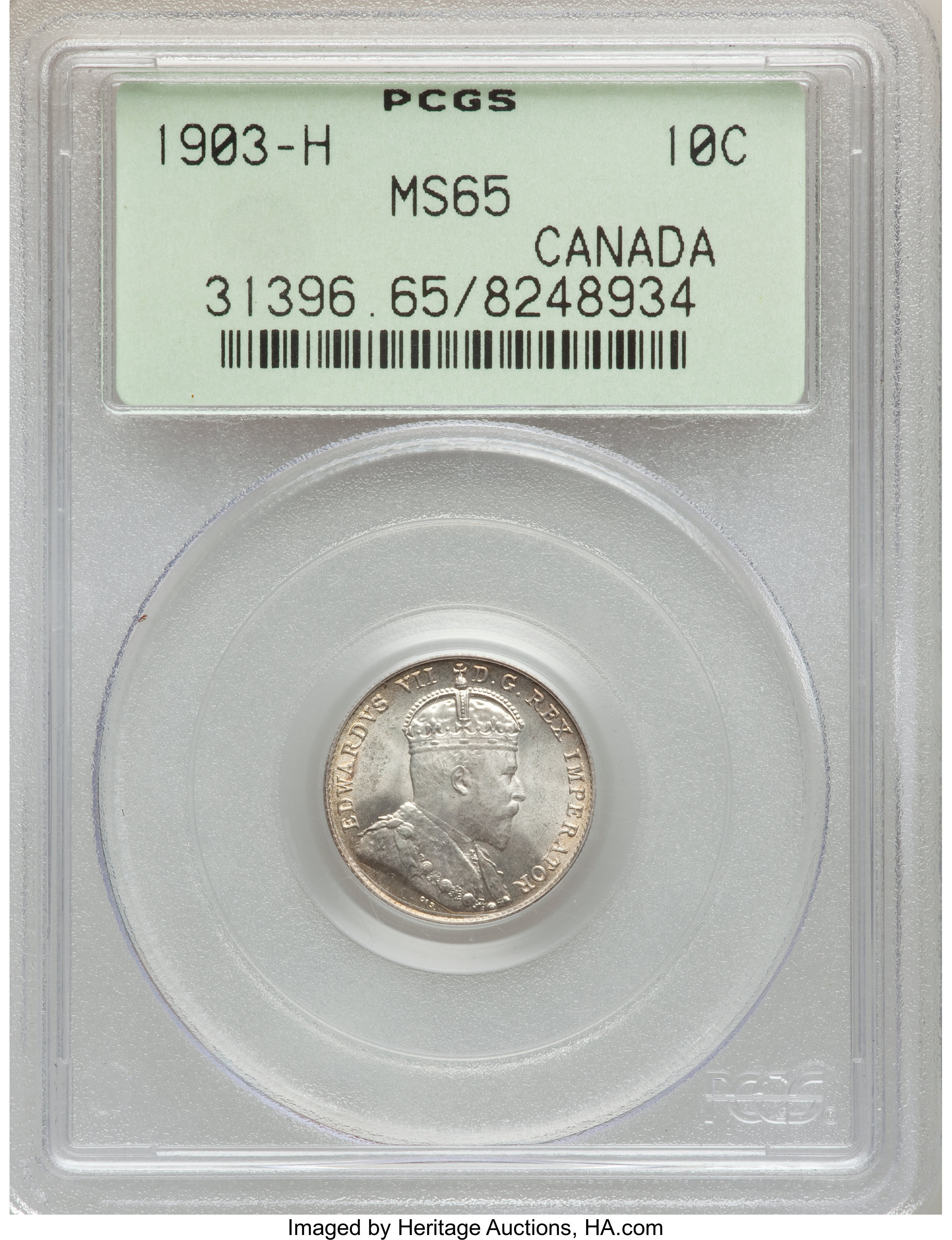 1903-H 10c AU58 thumbnail 10