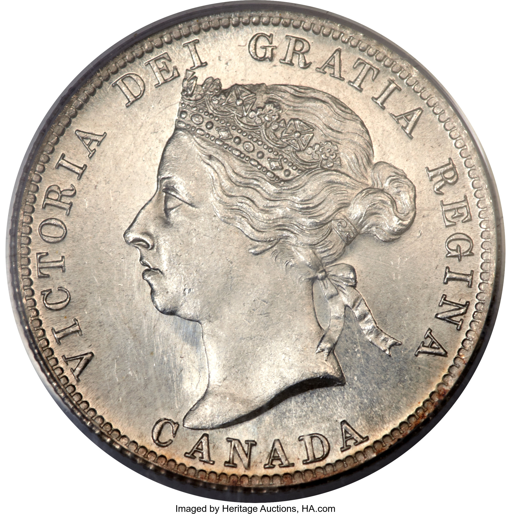 Canada: Victoria 25 Cents 1901,...