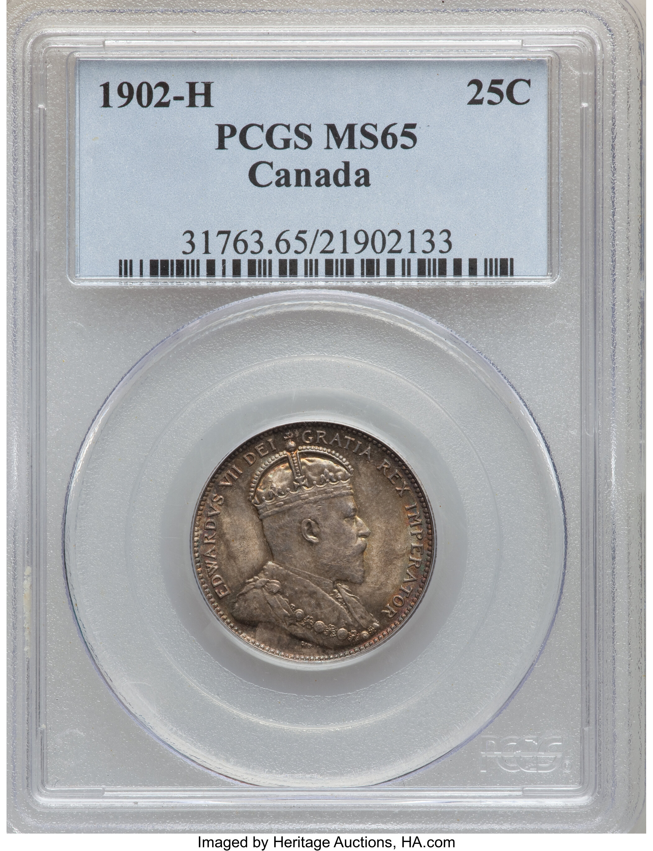1902-H 25c MS65 thumbnail 6