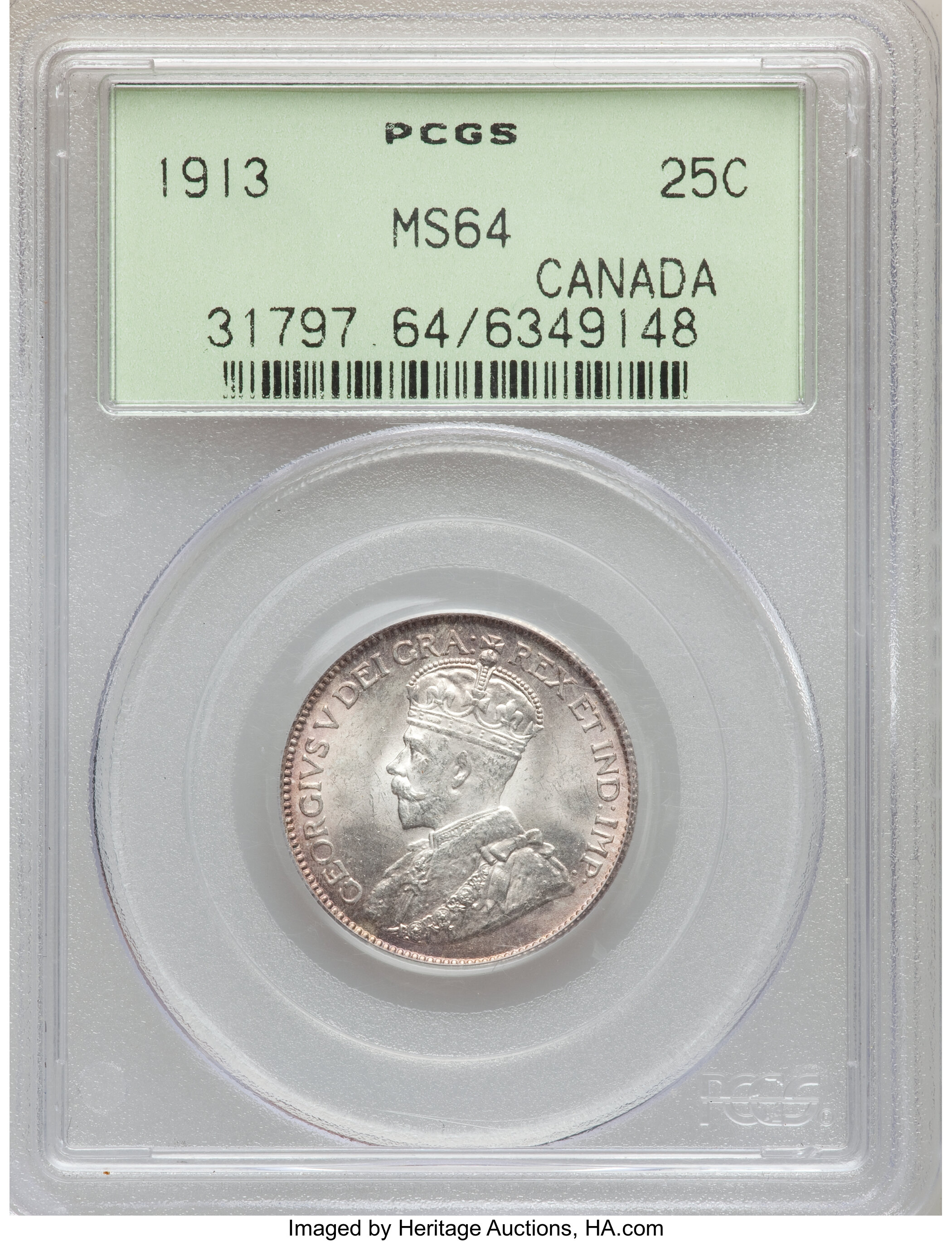 1913 25c MS64 thumbnail 18