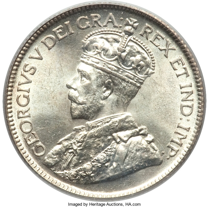 Canada: George V 25 Cents 1927,...