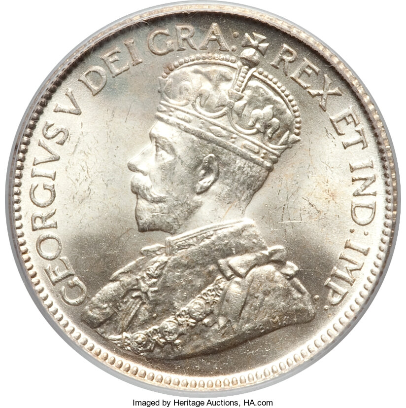 Canada: George V 25 Cents 1930,...