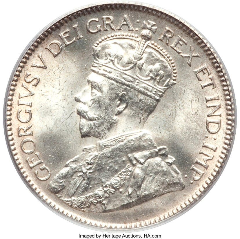 Canada: George V 25 Cents 1932,...
