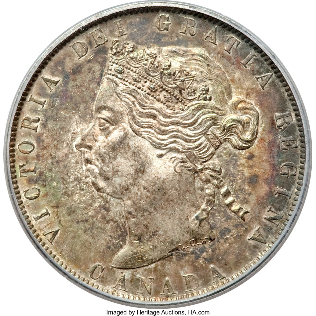 Canada: Victoria 50 Cents 1900,...
