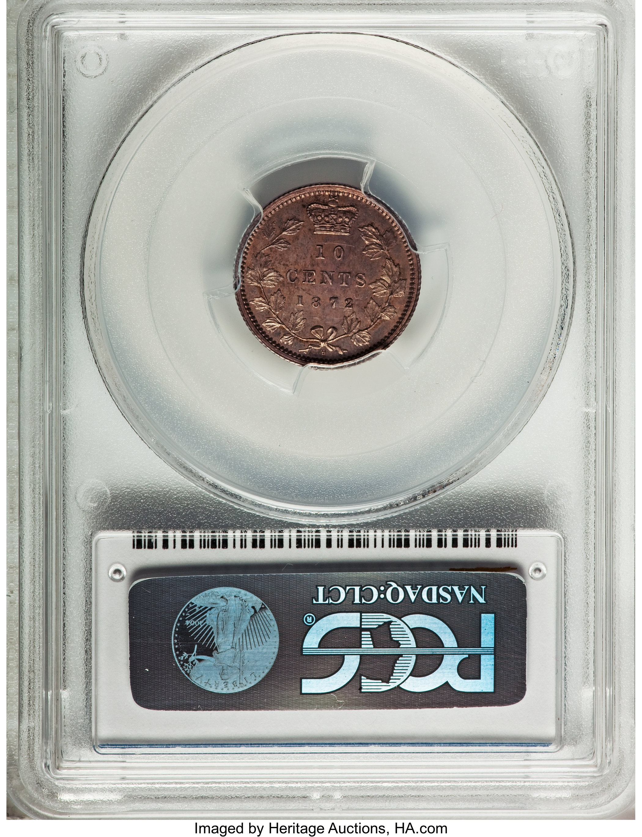 1872-H 10c MS61 thumbnail 15