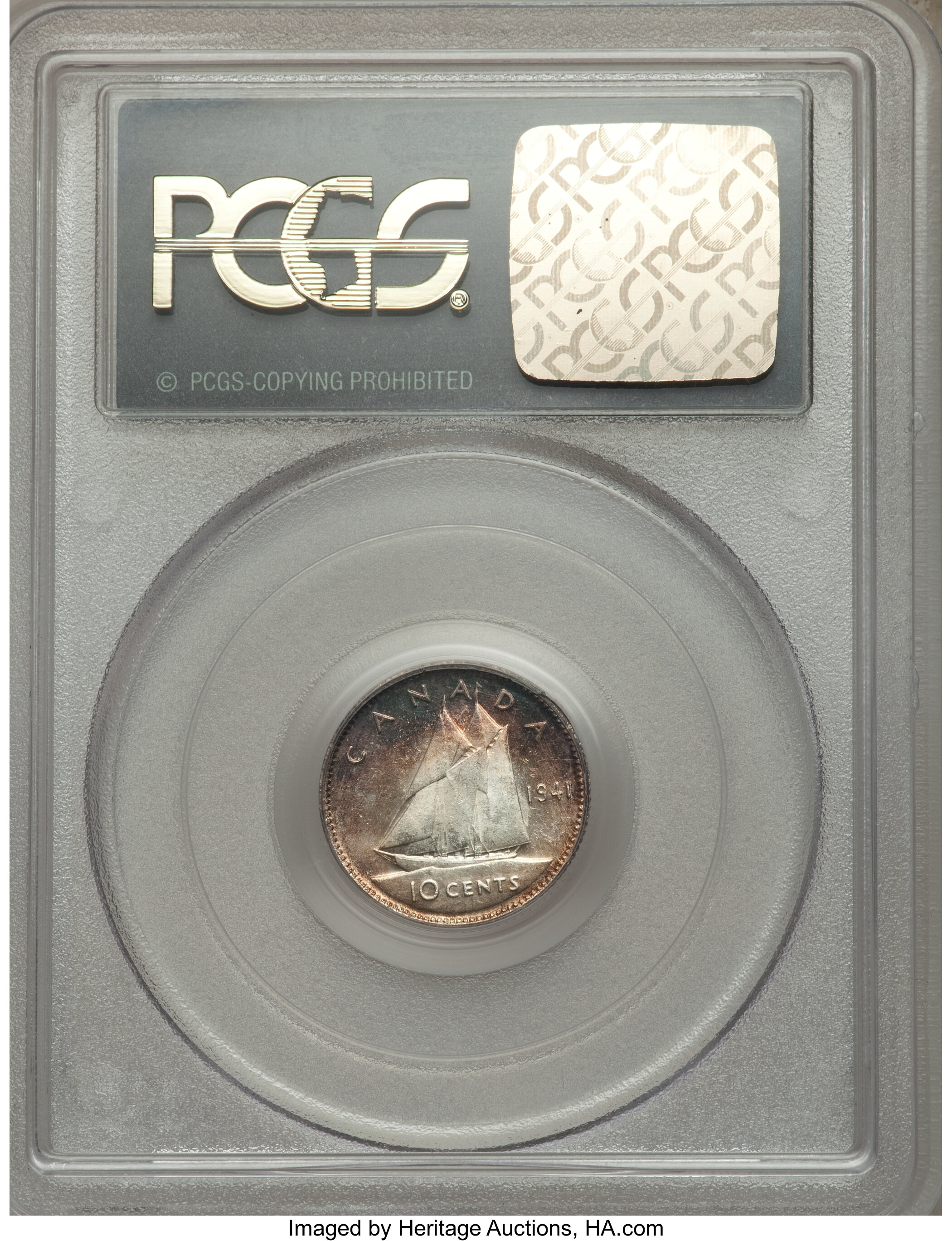 1941 10c Bluenose XF45 thumbnail 6
