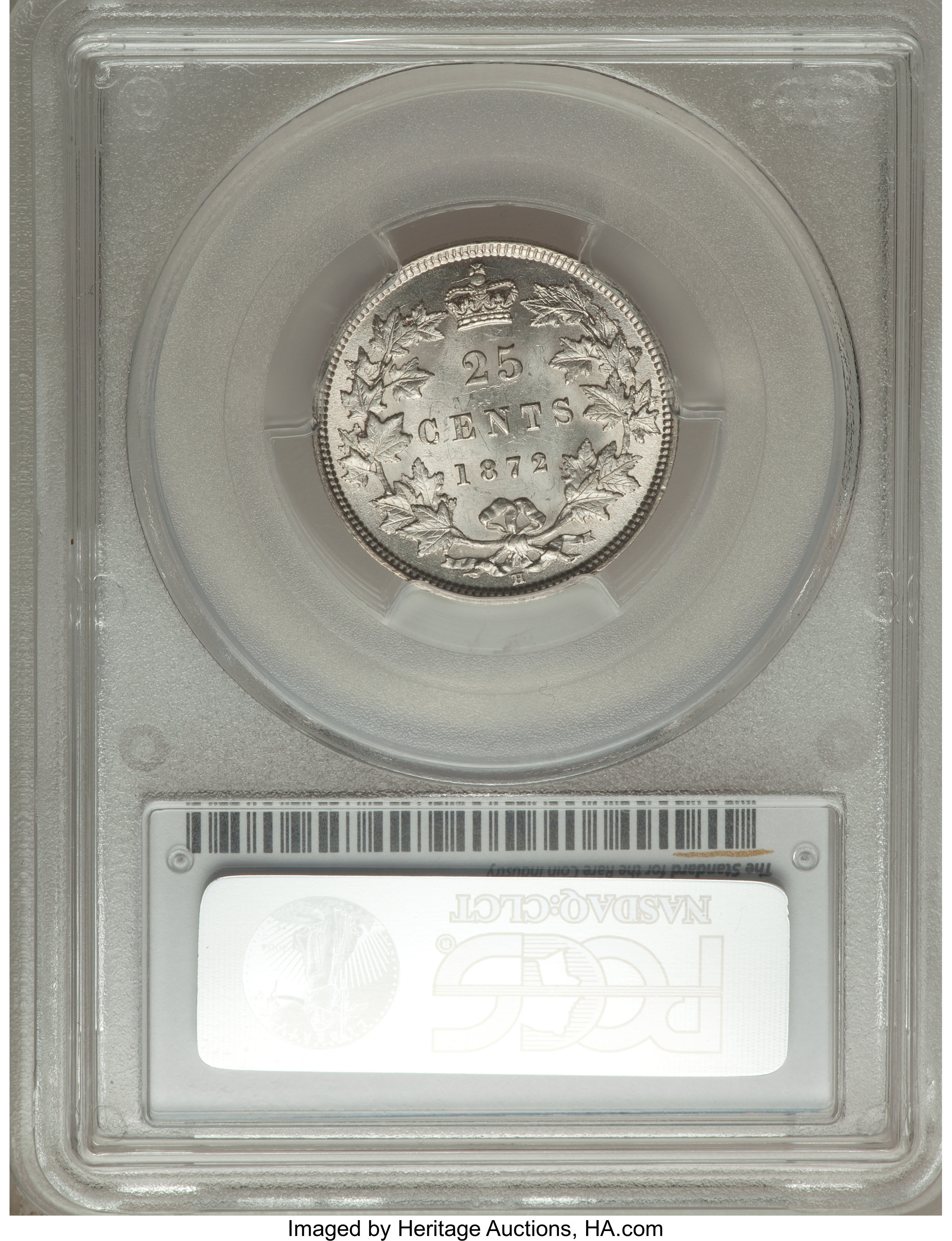 1872-H 25c Small 2 MS (KM-5) MS61 thumbnail 6