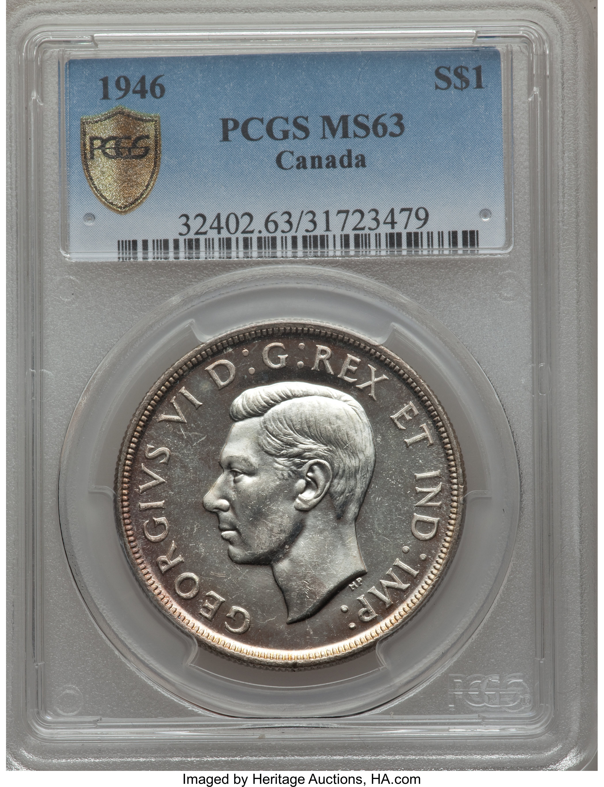 1946 S$1 Short Water Lines MS (KM-37) thumbnail 20
