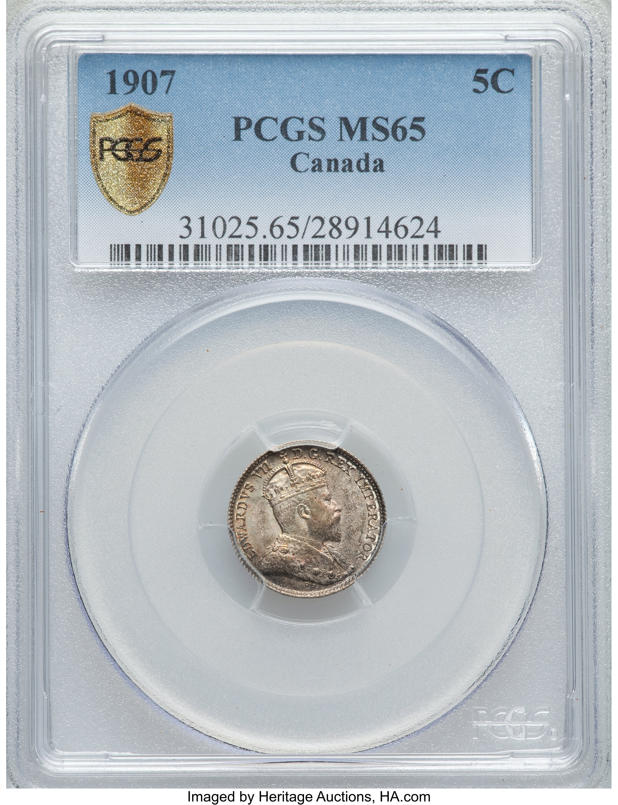 1907 5c MS65 thumbnail 6
