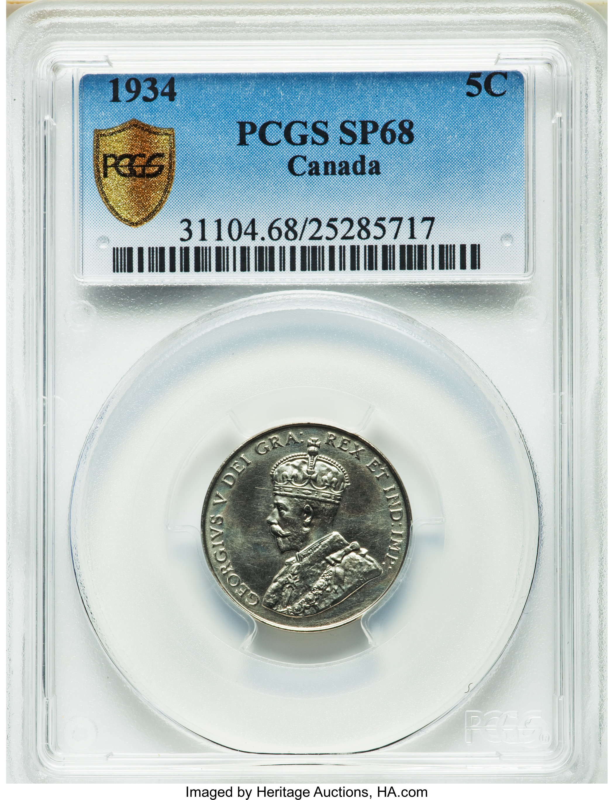1934 5c MS63 thumbnail 6