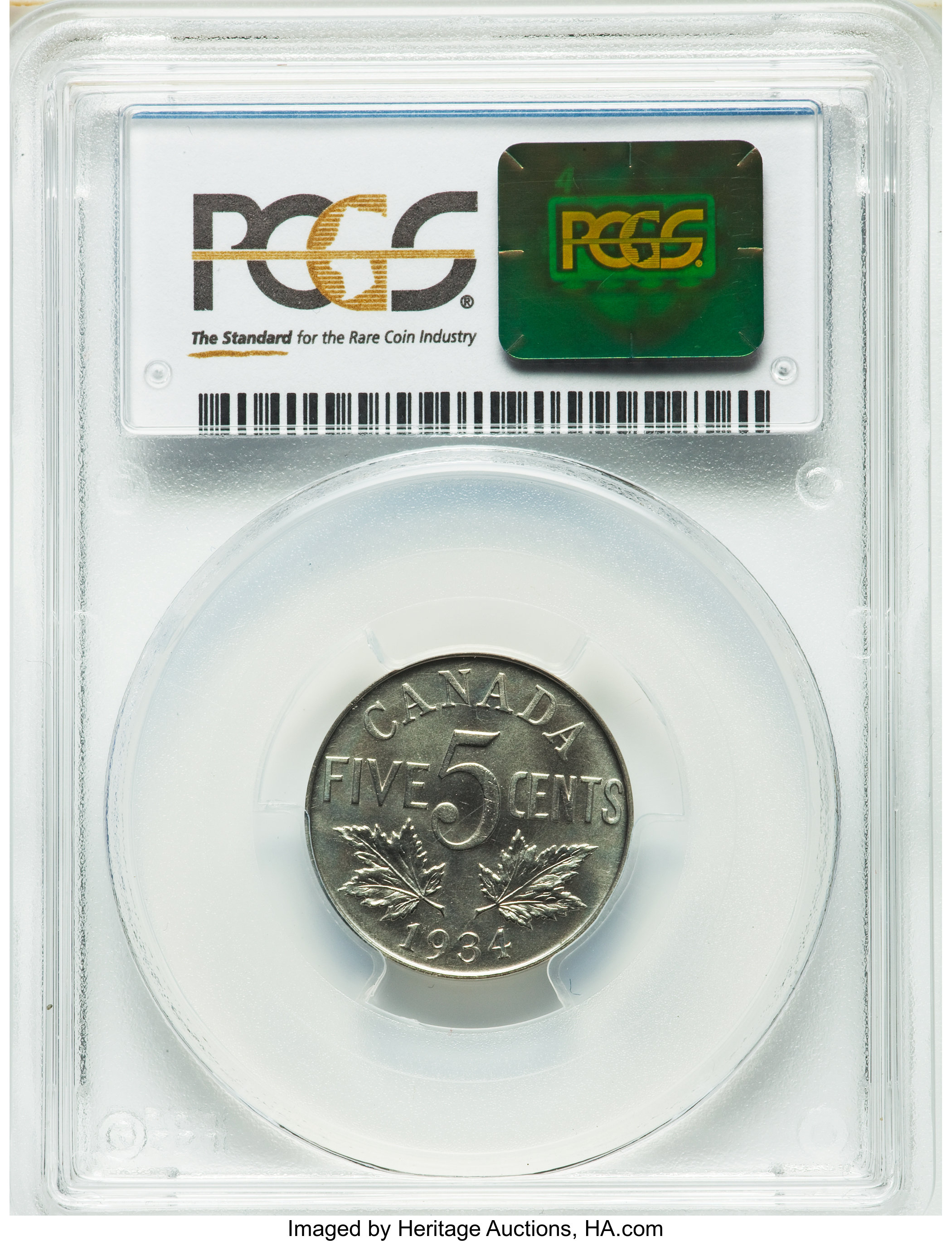 1934 5c MS63 thumbnail 7