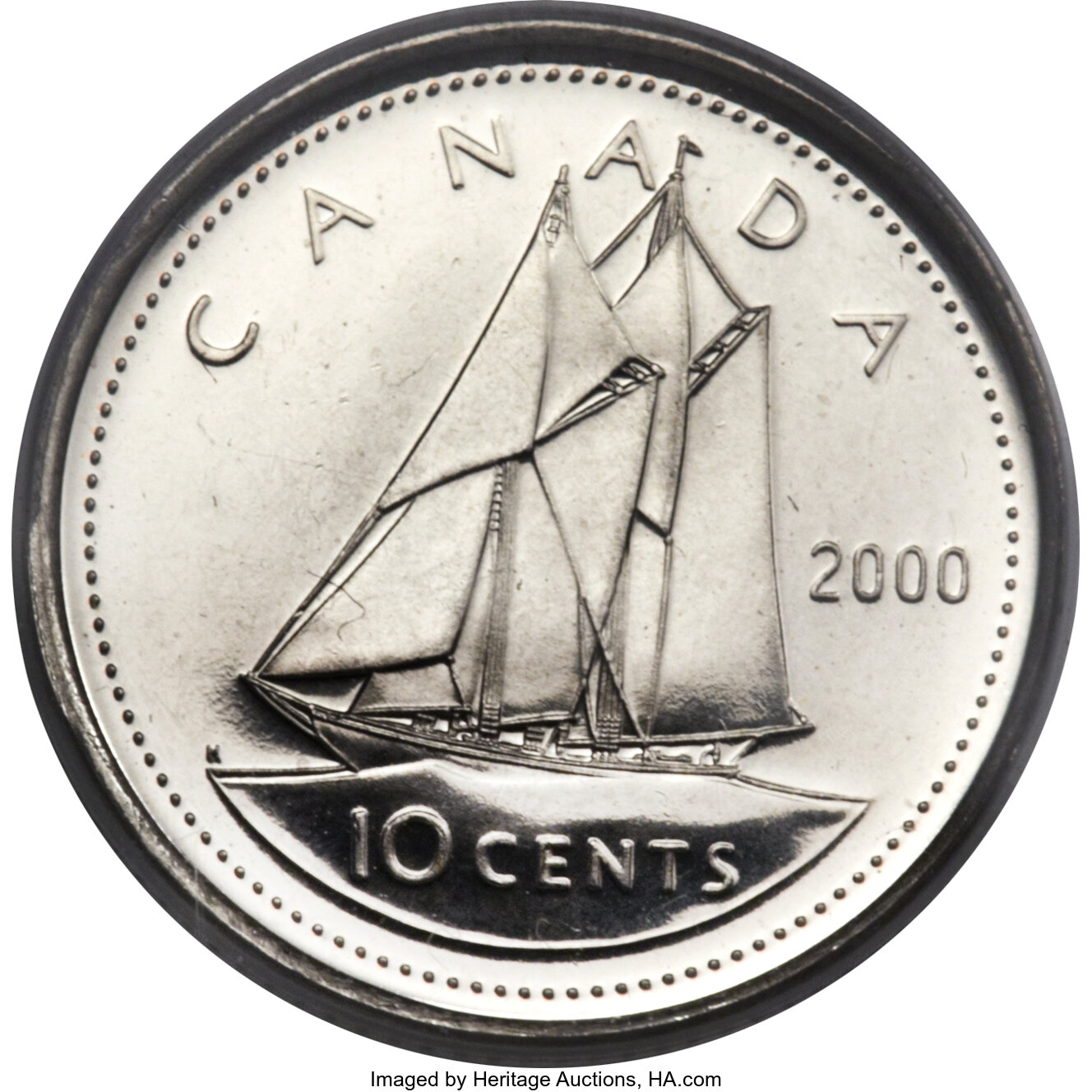 2000-P 10c Bluenose AU50 thumbnail 24