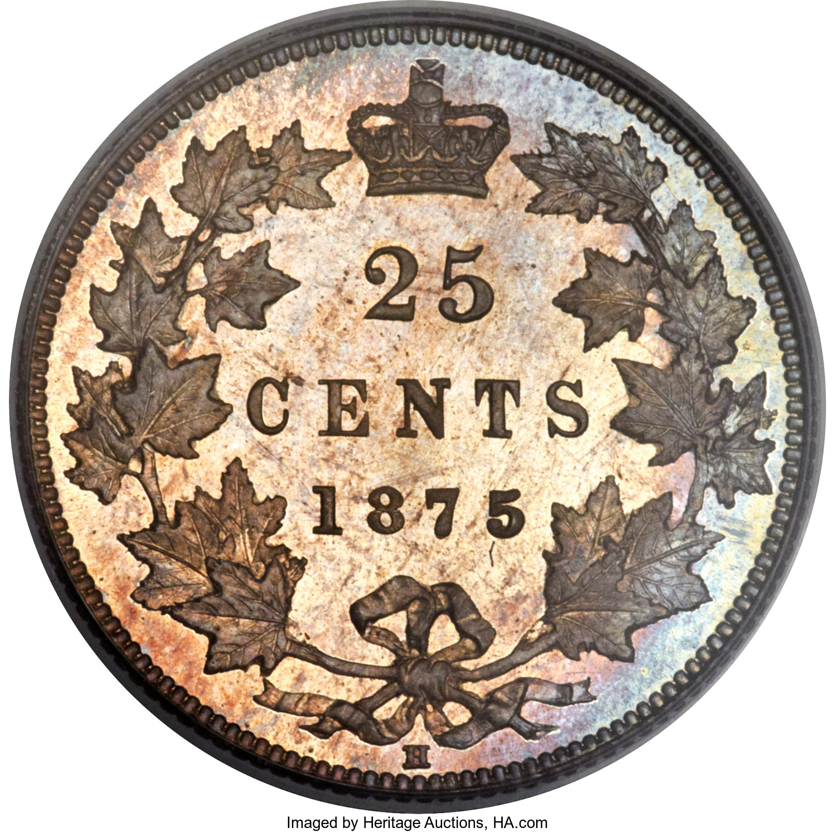 1875-H 25c MS61 thumbnail 8
