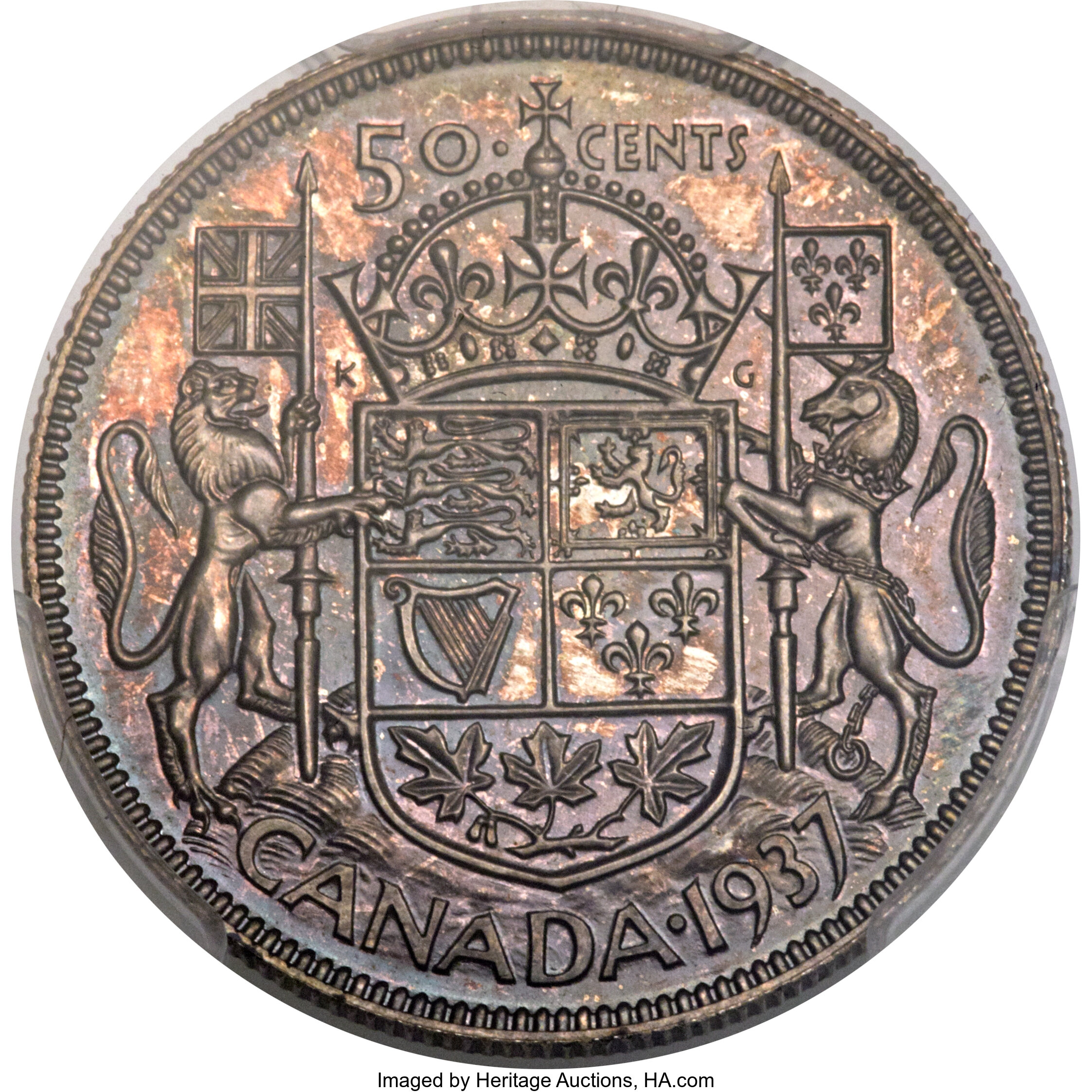 1937 50c Mirror MS61 thumbnail 25