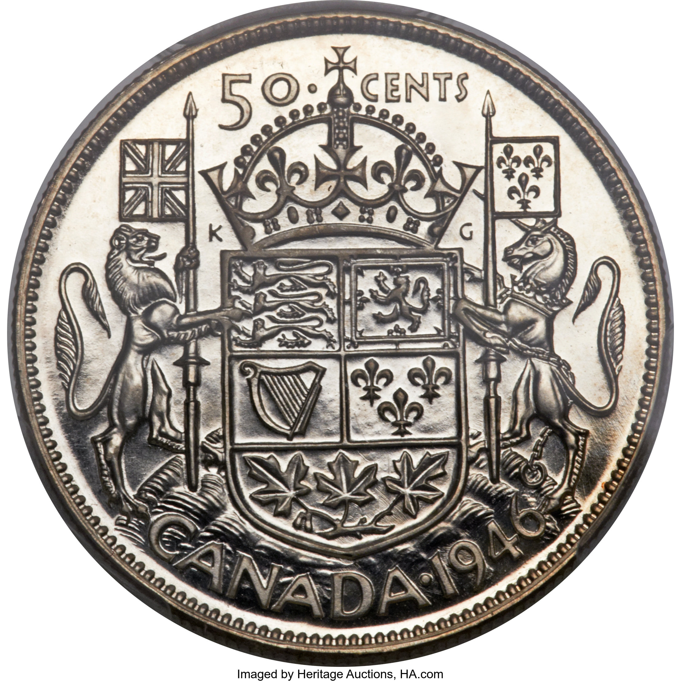 1946 50c Narrow Date MS60 thumbnail 14