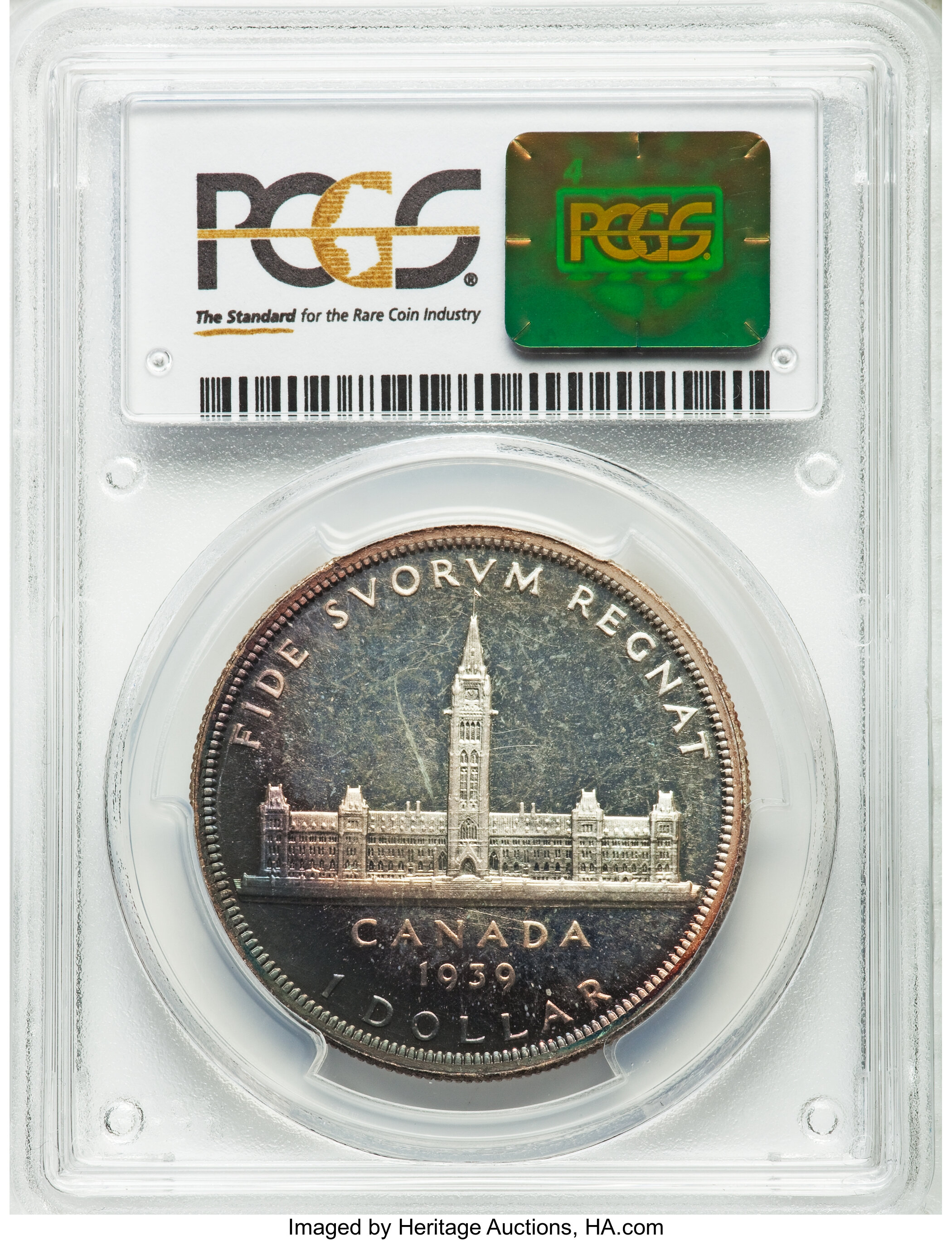 1939 S$1  Royal Visit , Matt MS67 thumbnail 23