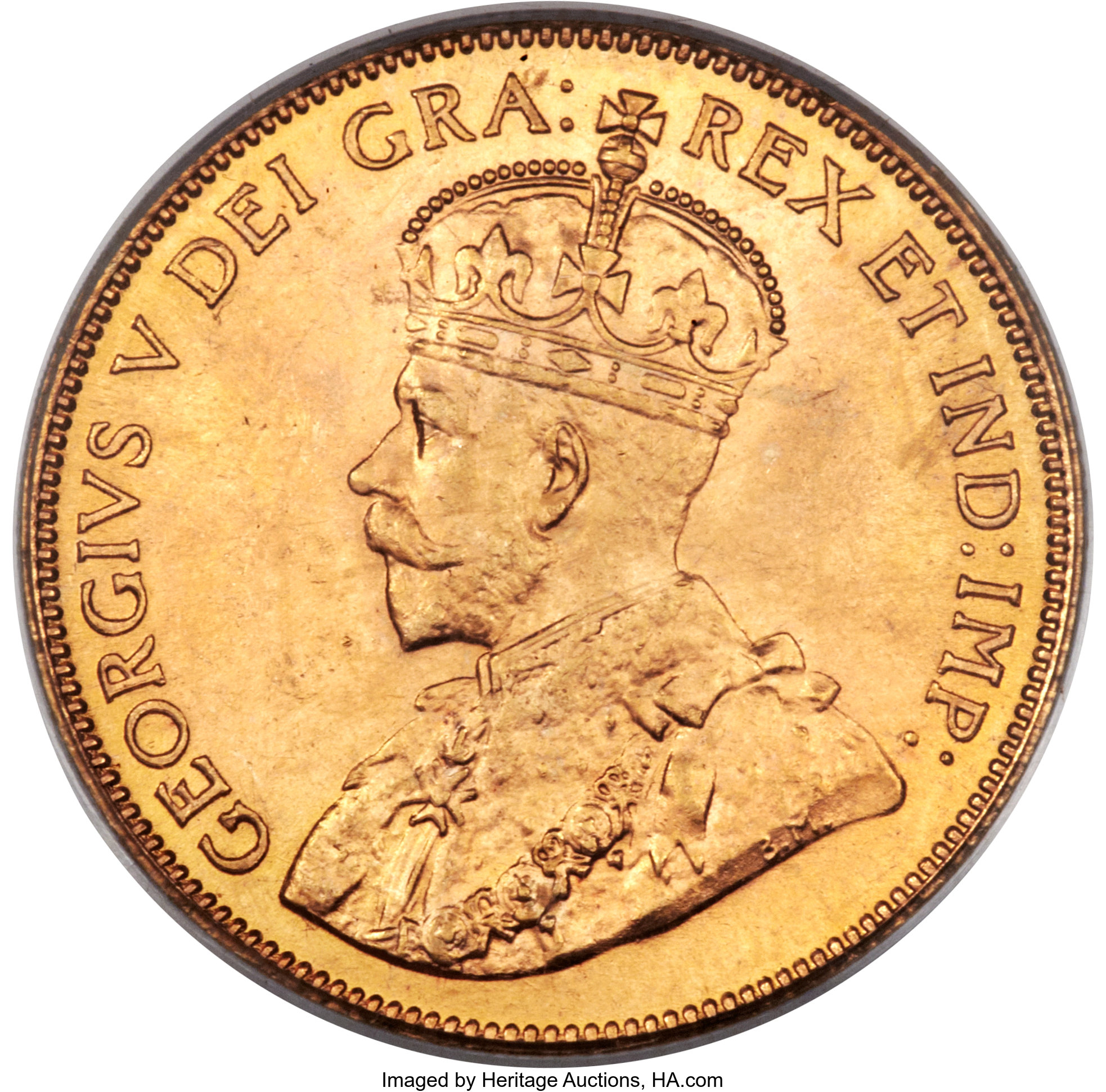 Canada: George V gold 10 Dollars 1912 MS64 PCGS,...