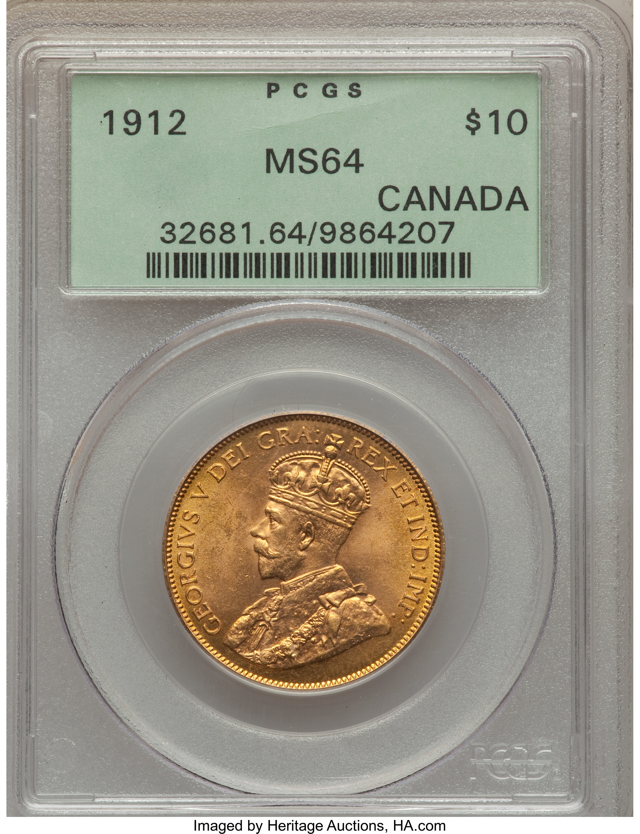 1912 G$10 MS64 thumbnail 7