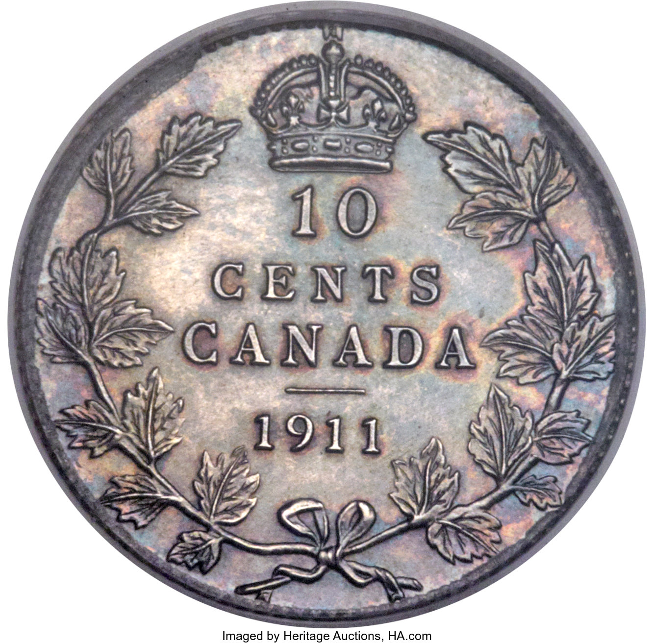 1911 10c MS61 thumbnail 10